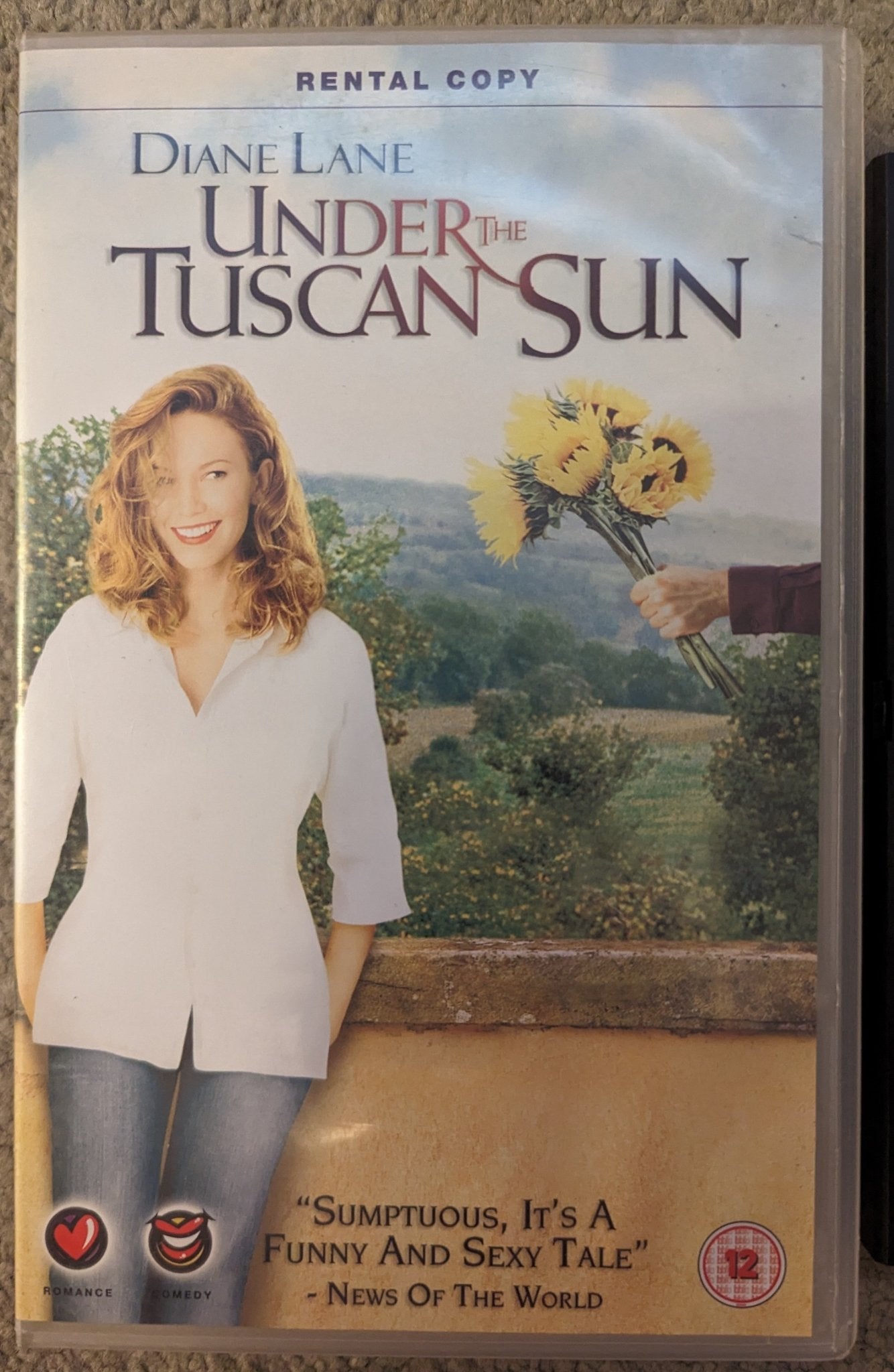 Under The Tuscan Sun (2003) VHS Video Ex Rental - Flippin Retro Video Shop