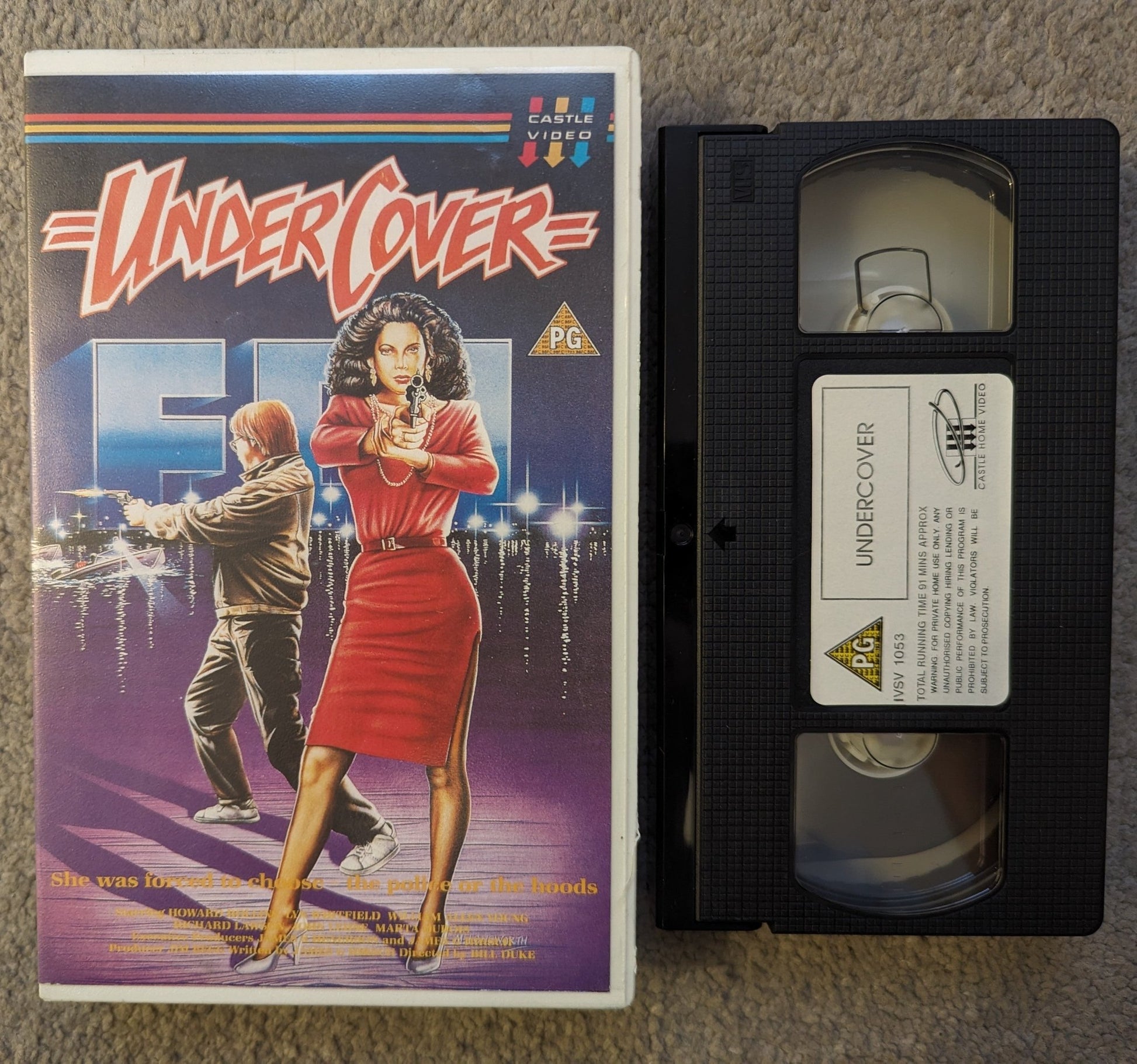 Undercover (1986) VHS Ex Rental - Flippin Retro Video Shop