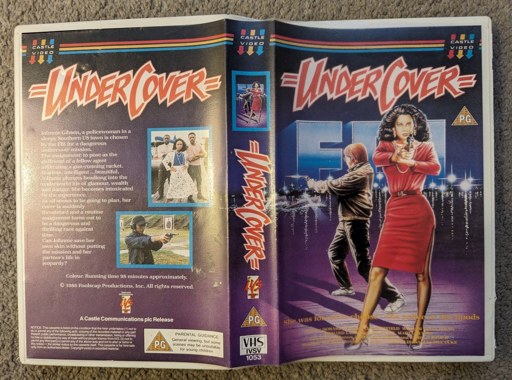 Undercover (1986) VHS Ex Rental - Flippin Retro Video Shop