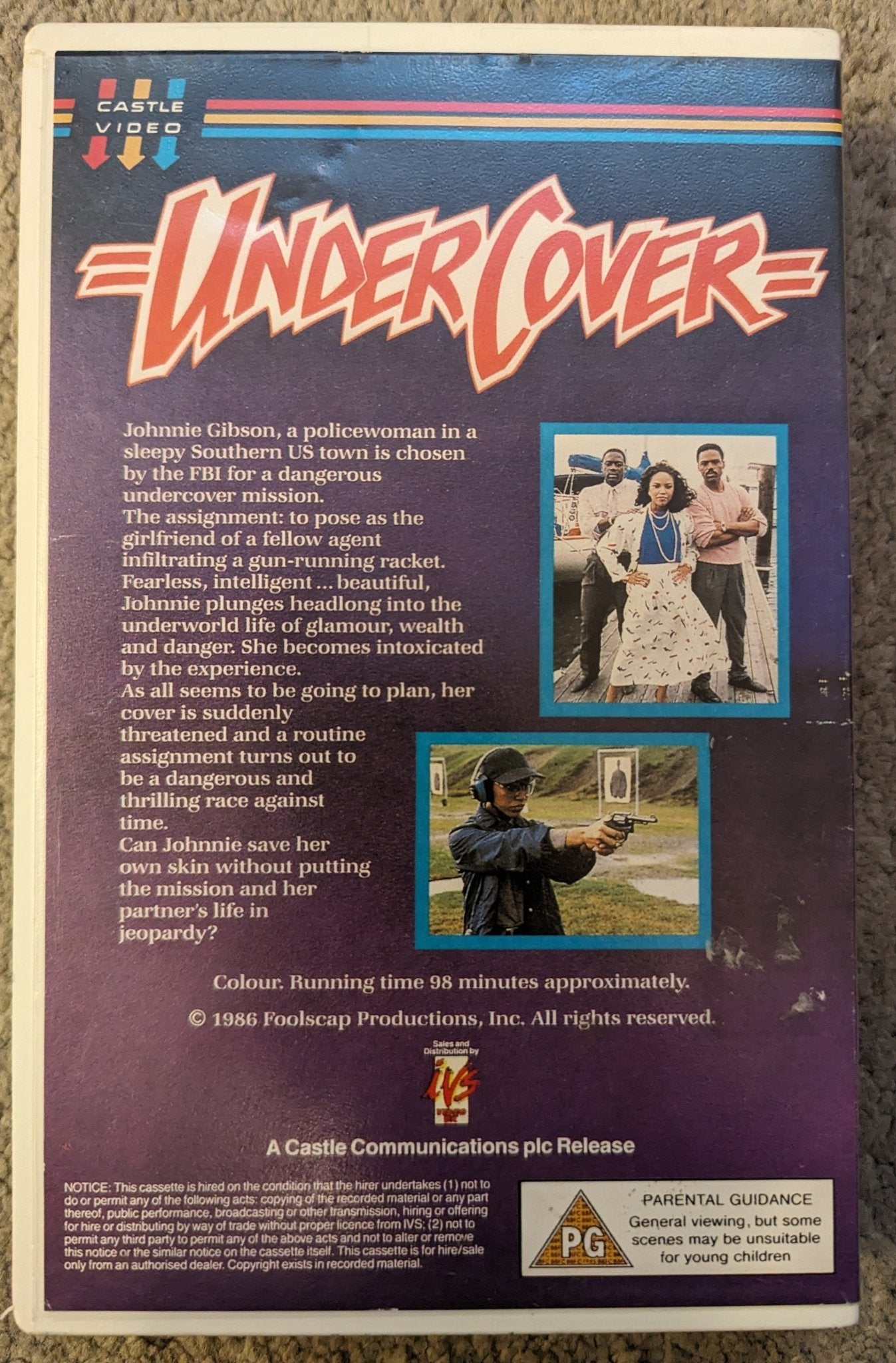 Undercover (1986) VHS Ex Rental - Flippin Retro Video Shop