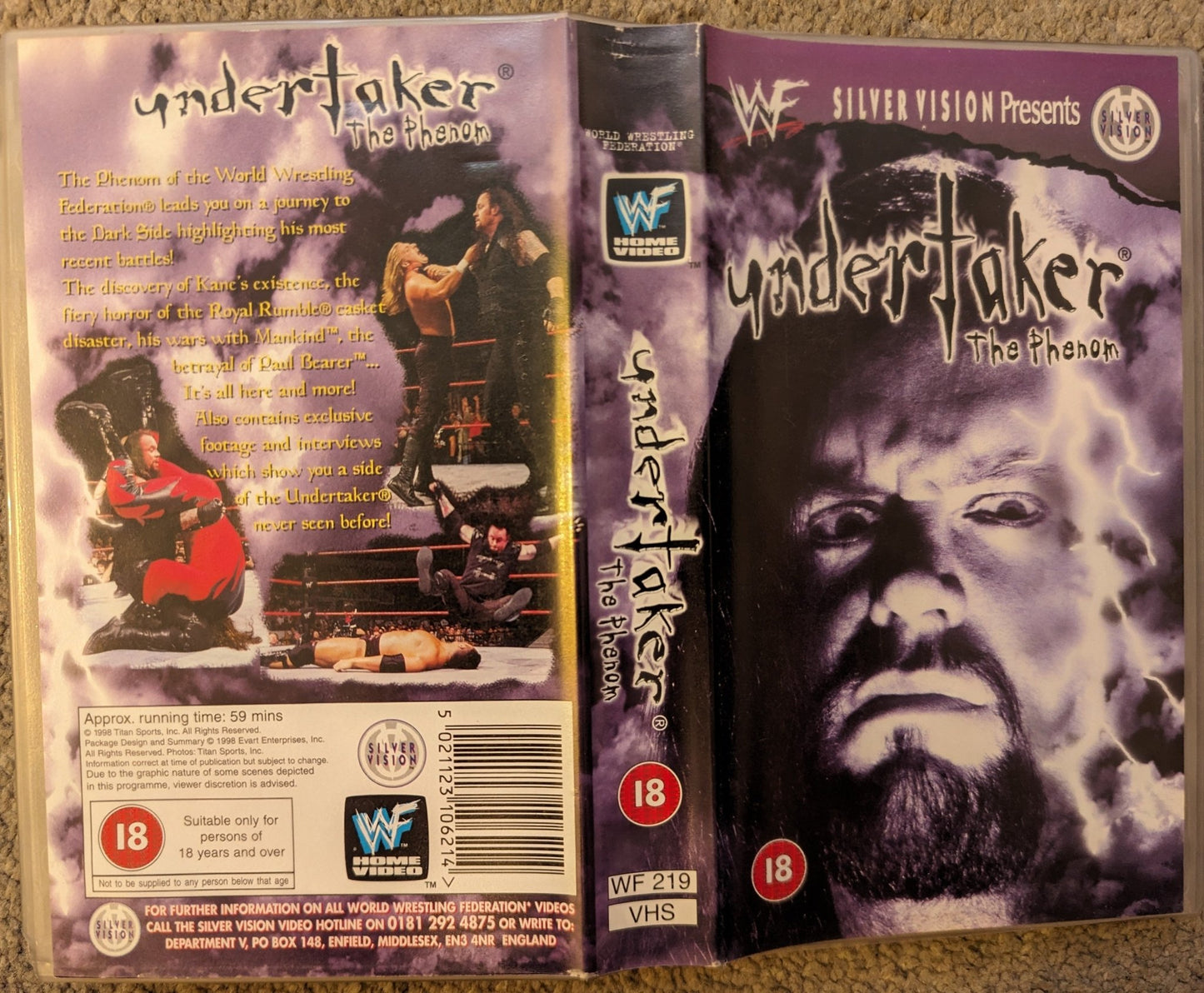 Undertaker The Phnom VHS Video - Flippin Retro Video Shop