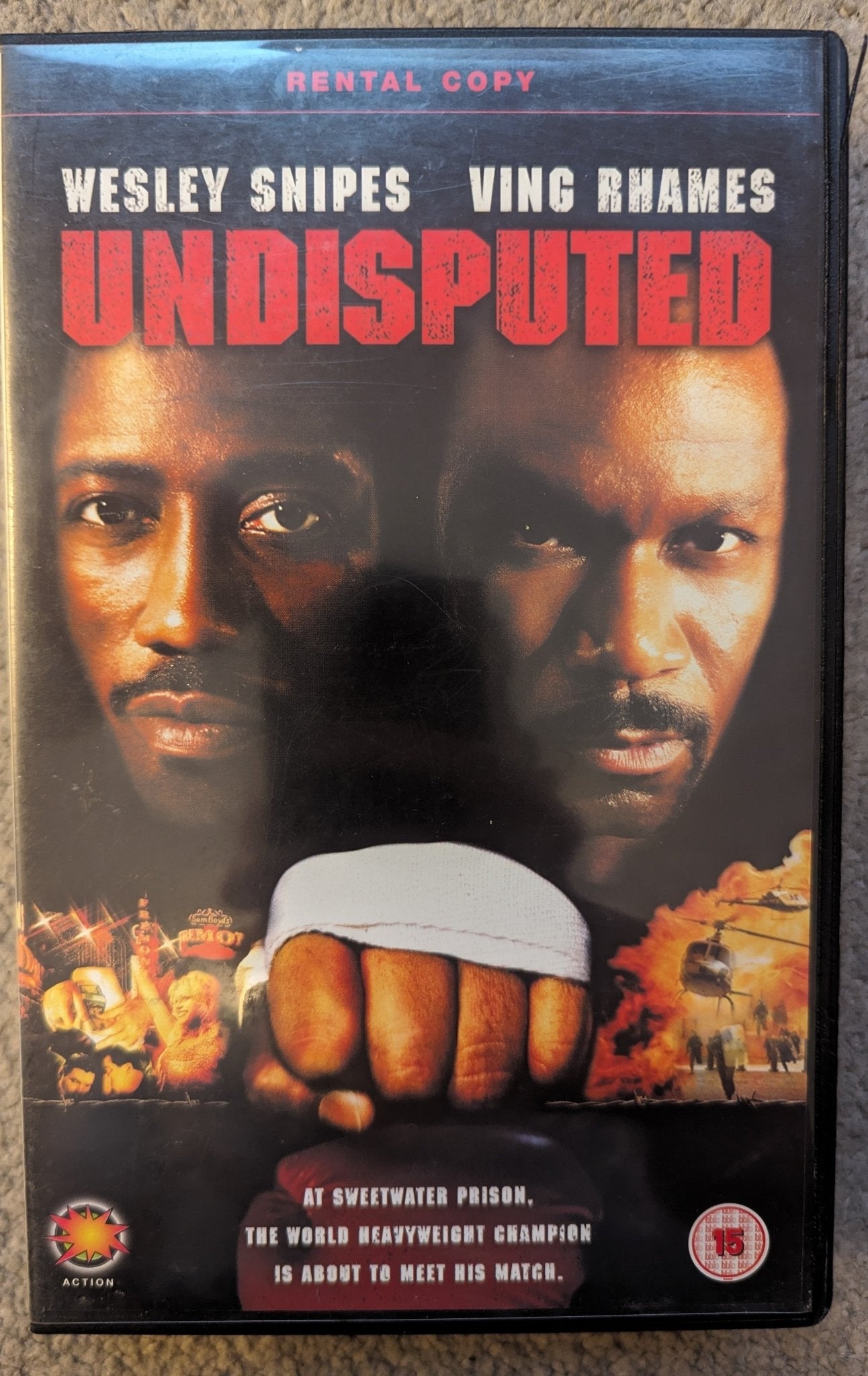 Undisputed (2002) VHS Video Ex Rental - Flippin Retro Video Shop