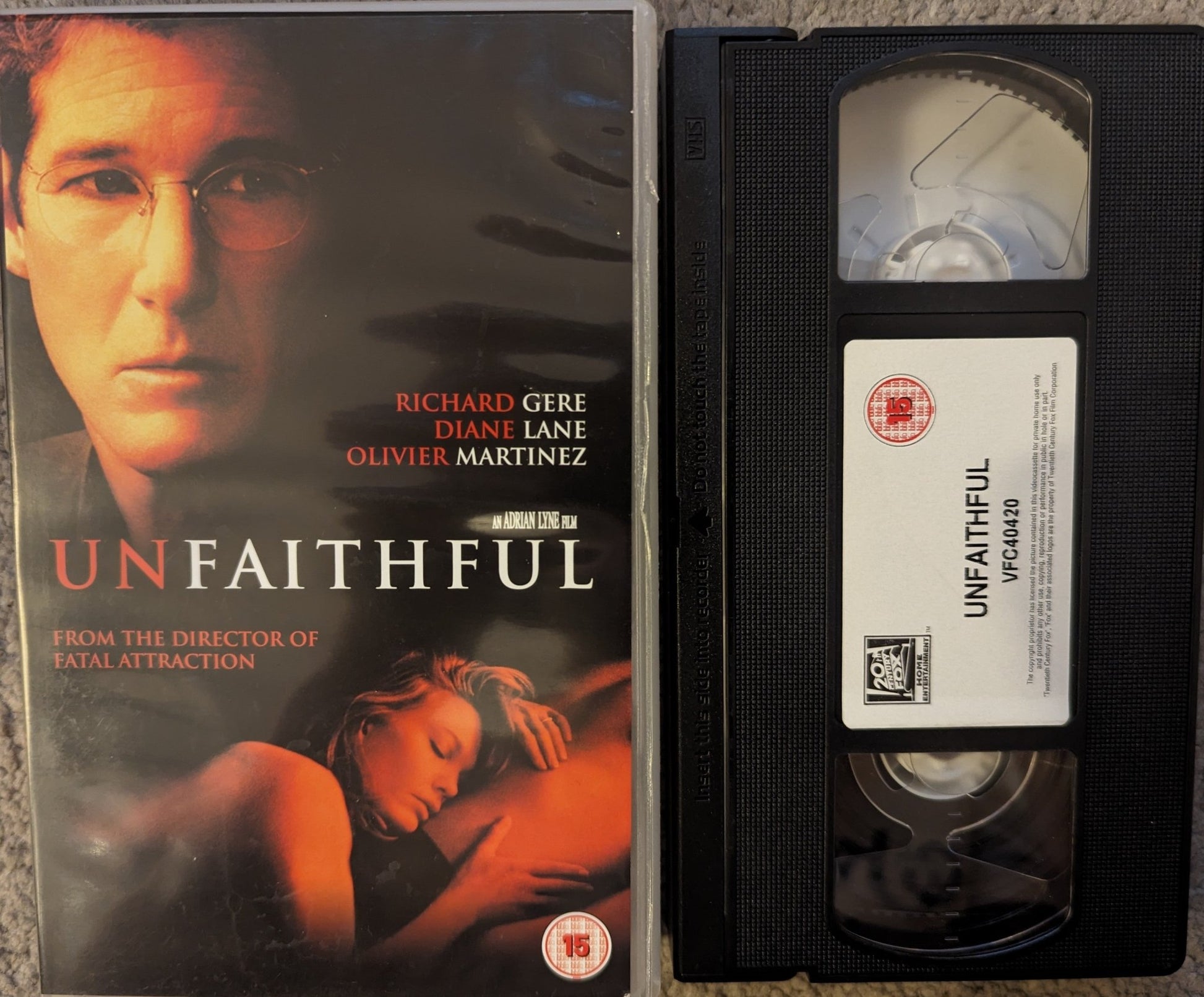 Unfaithful (2002) VHS Video - Flippin Retro Video Shop