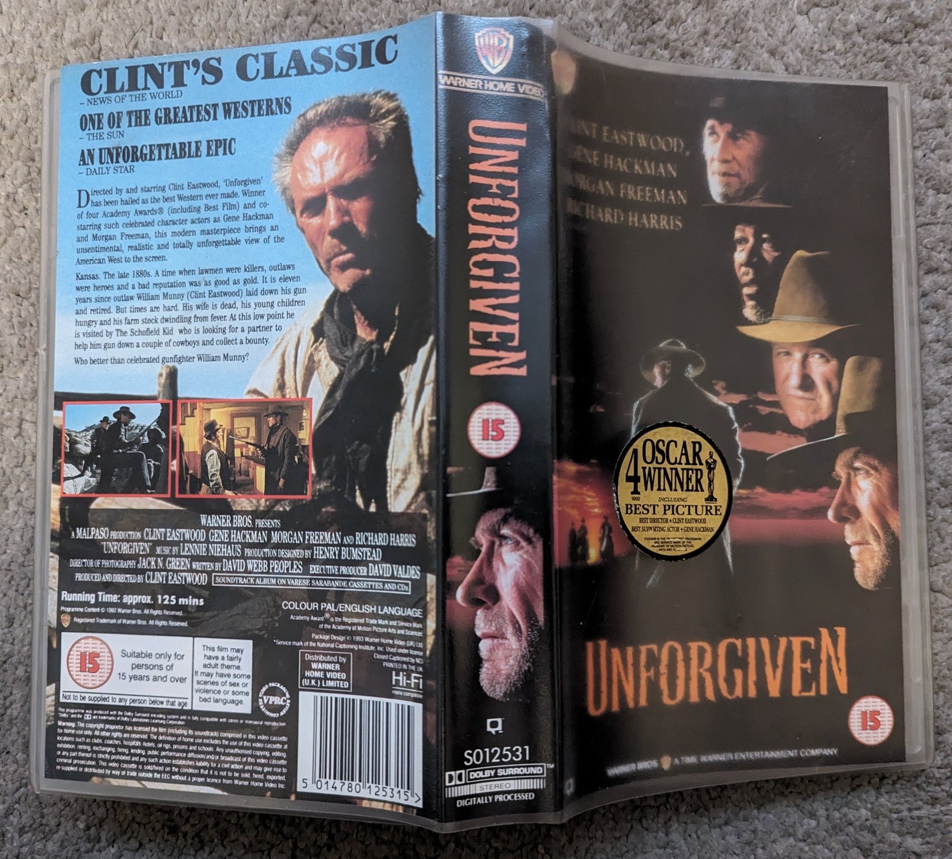 Unforgiven (1992) VHS Video - Flippin Retro Video Shop