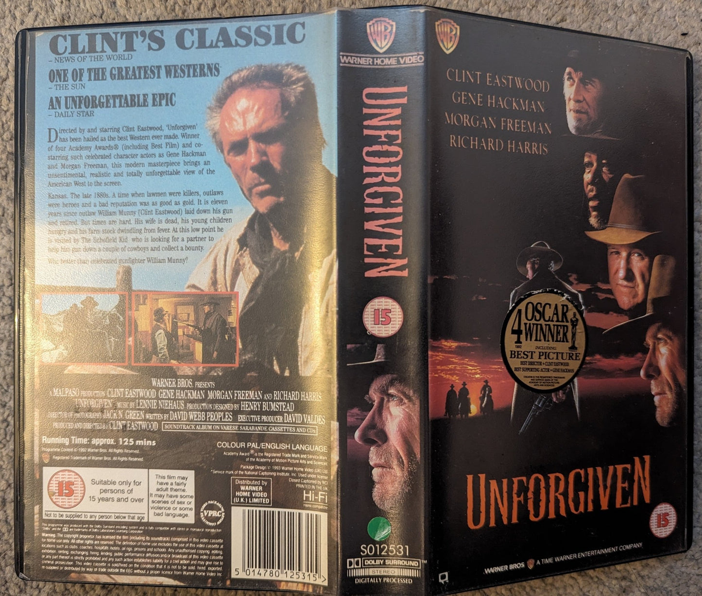 Unforgiven (1992) VHS Video *Sealed* - Flippin Retro Video Shop