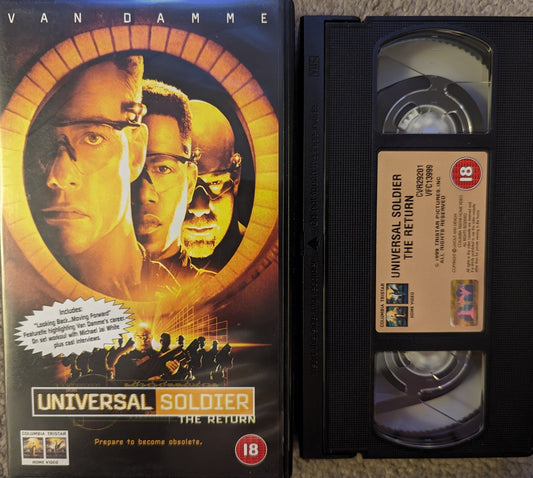 Universal Soldier The Return (1999) VHS Video - Flippin Retro Video Shop