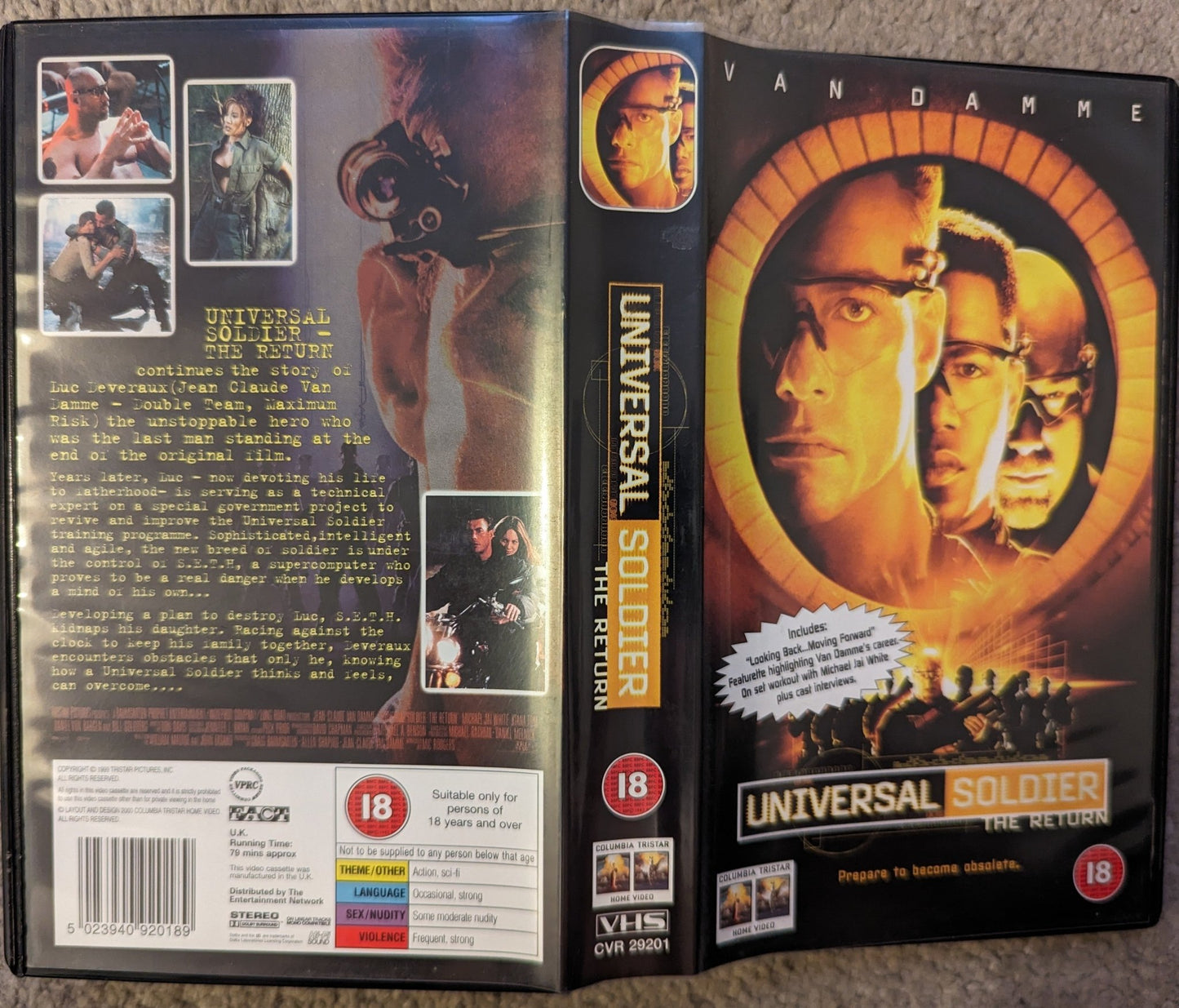 Universal Soldier The Return (1999) VHS Video - Flippin Retro Video Shop