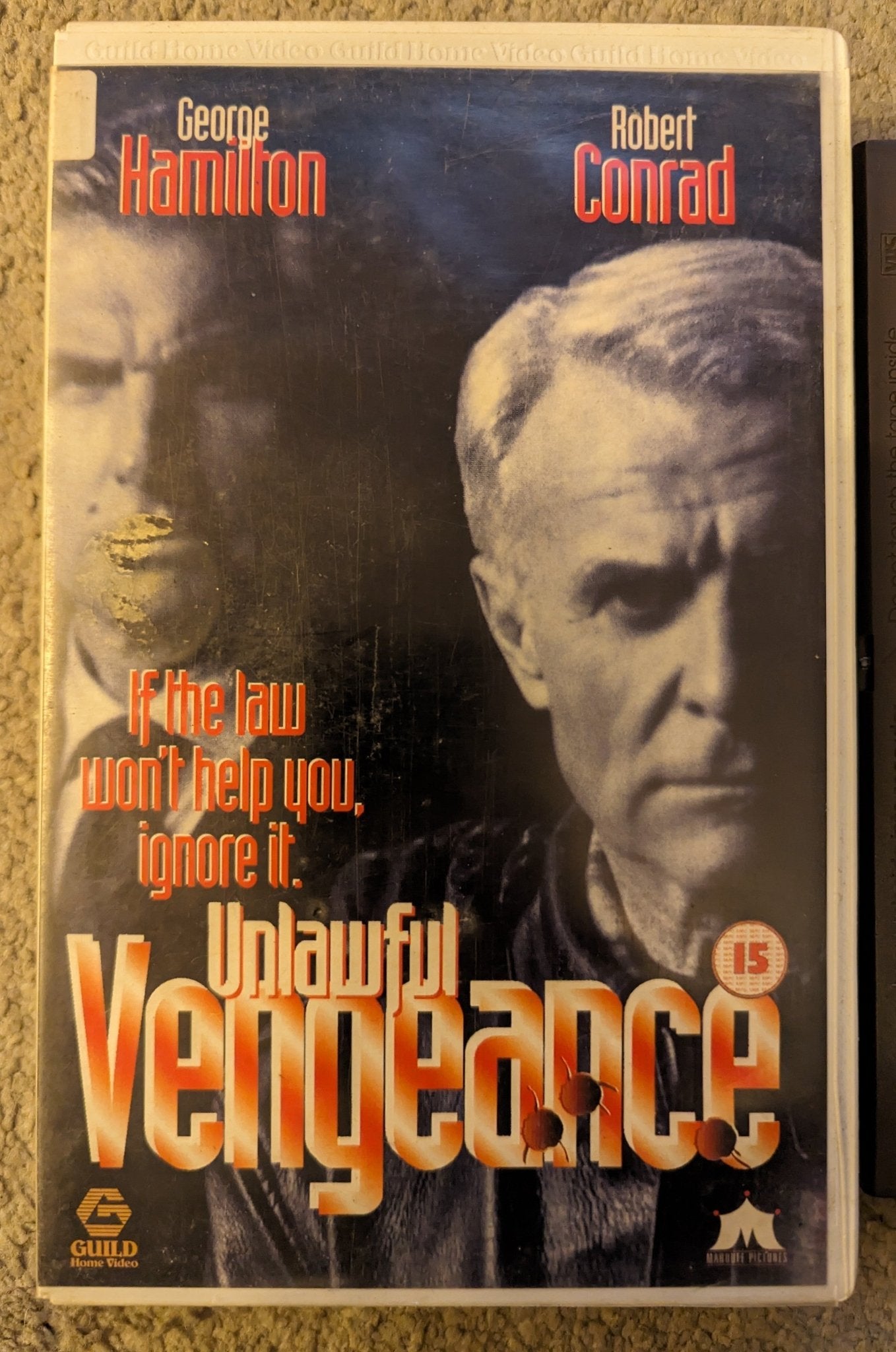 Unlawful Vengeance (1994) VHS Video Ex Rental - Flippin Retro Video Shop