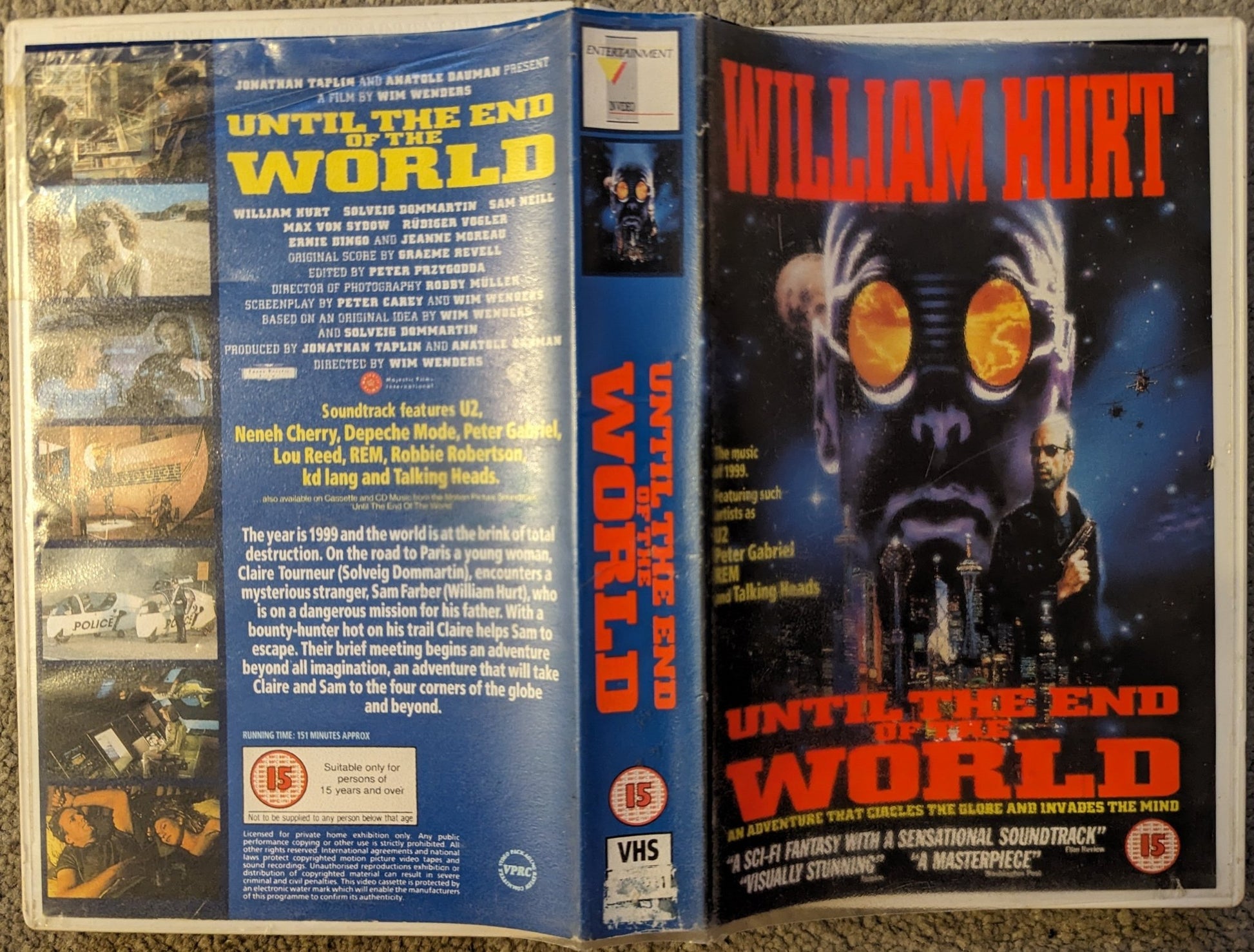 Until The End Of The World (1991) VHS Video Ex Rental - Flippin Retro Video Shop