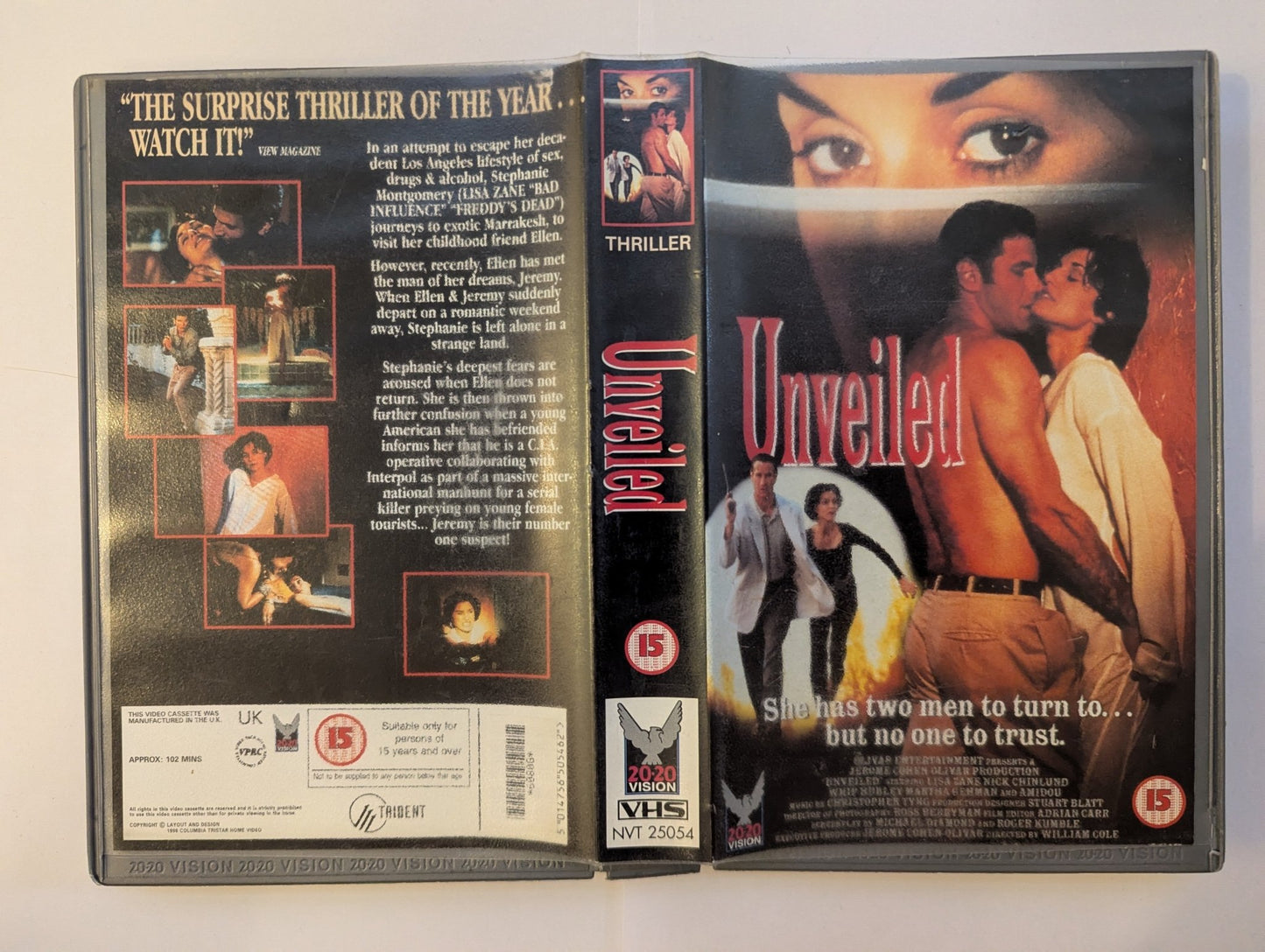 Unveiled (1994) VHS Video Ex Rental - Flippin Retro Video Shop