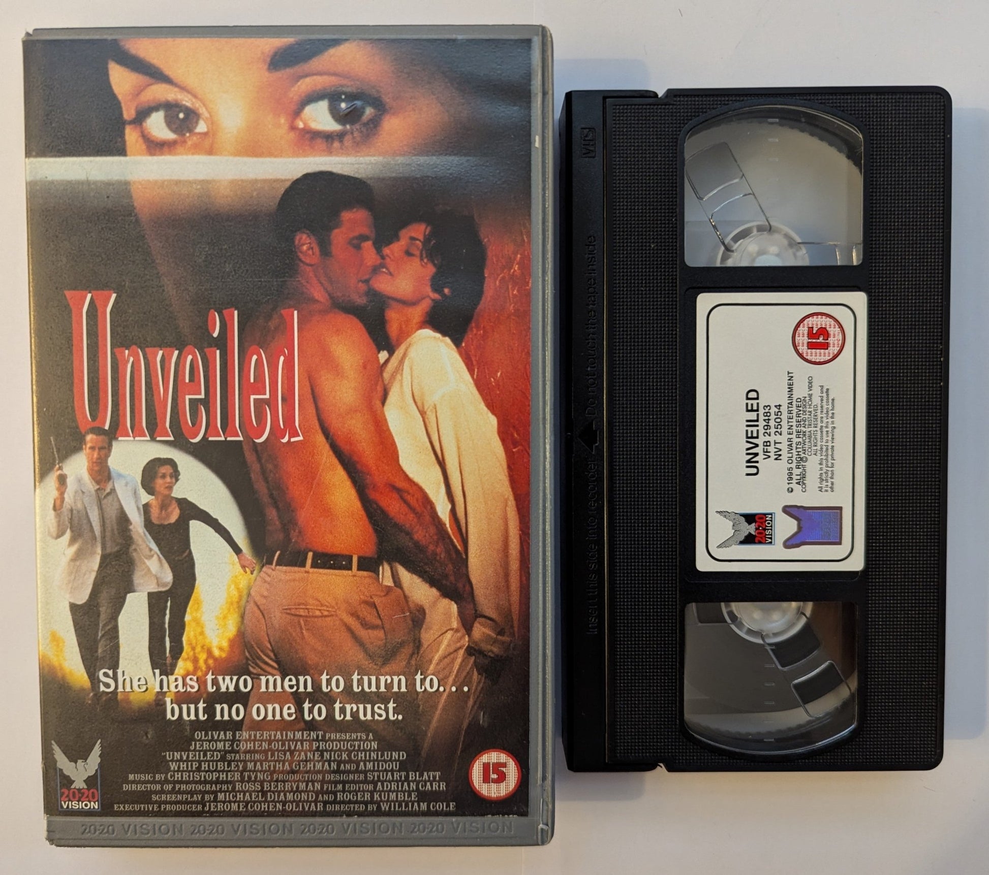 Unveiled (1994) VHS Video Ex Rental - Flippin Retro Video Shop