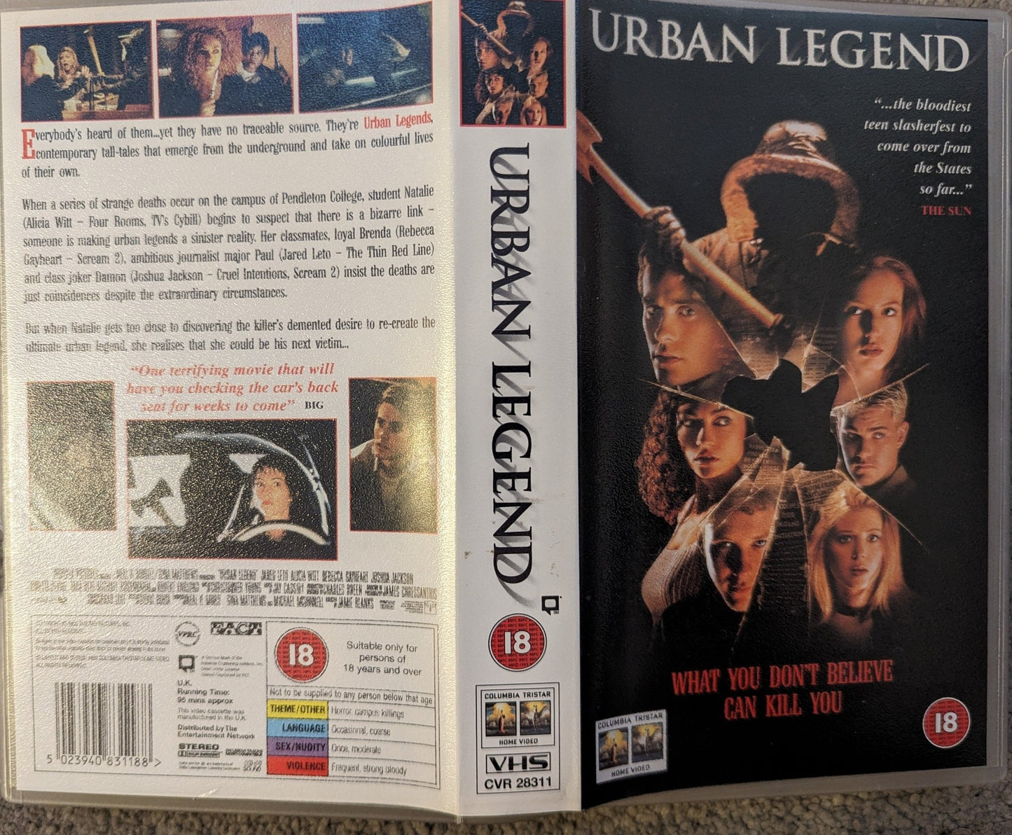 Urban Legend (1998) VHS Video - Flippin Retro Video Shop