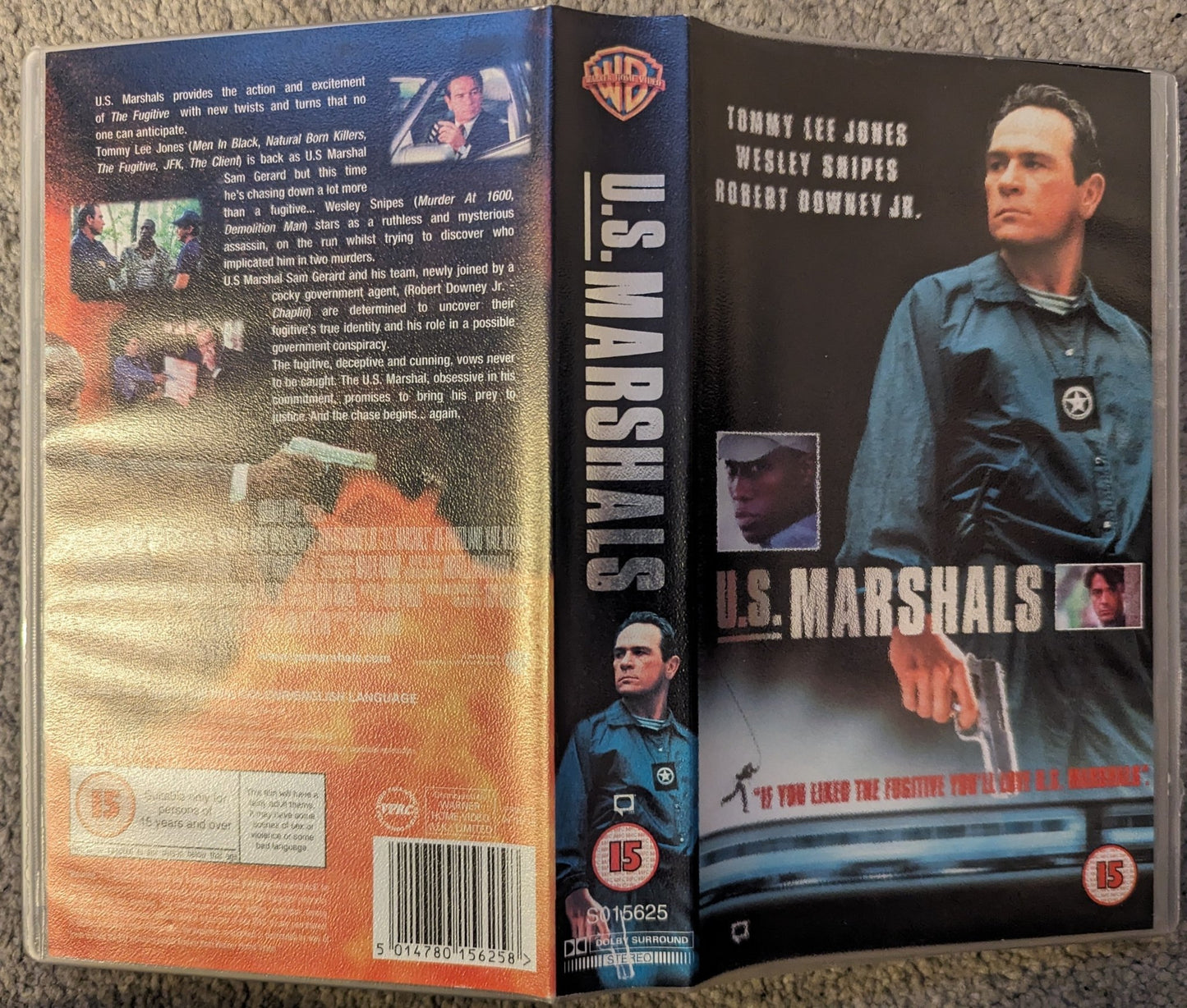 U.S Marshalls (1998) VHS Video - Flippin Retro Video Shop