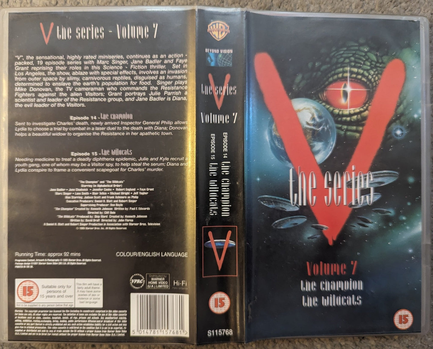 V The Series Volume 7 VHS Video *Sealed* - Flippin Retro Video Shop