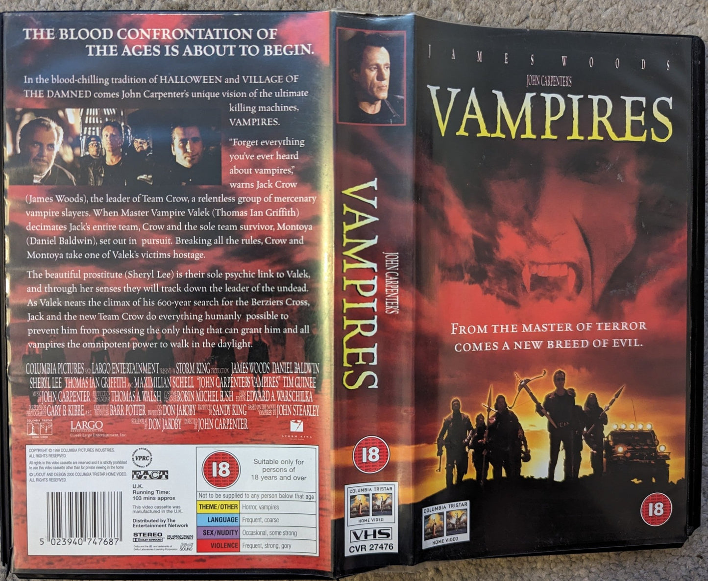 Vampires (1998) VHS Video - Flippin Retro Video Shop