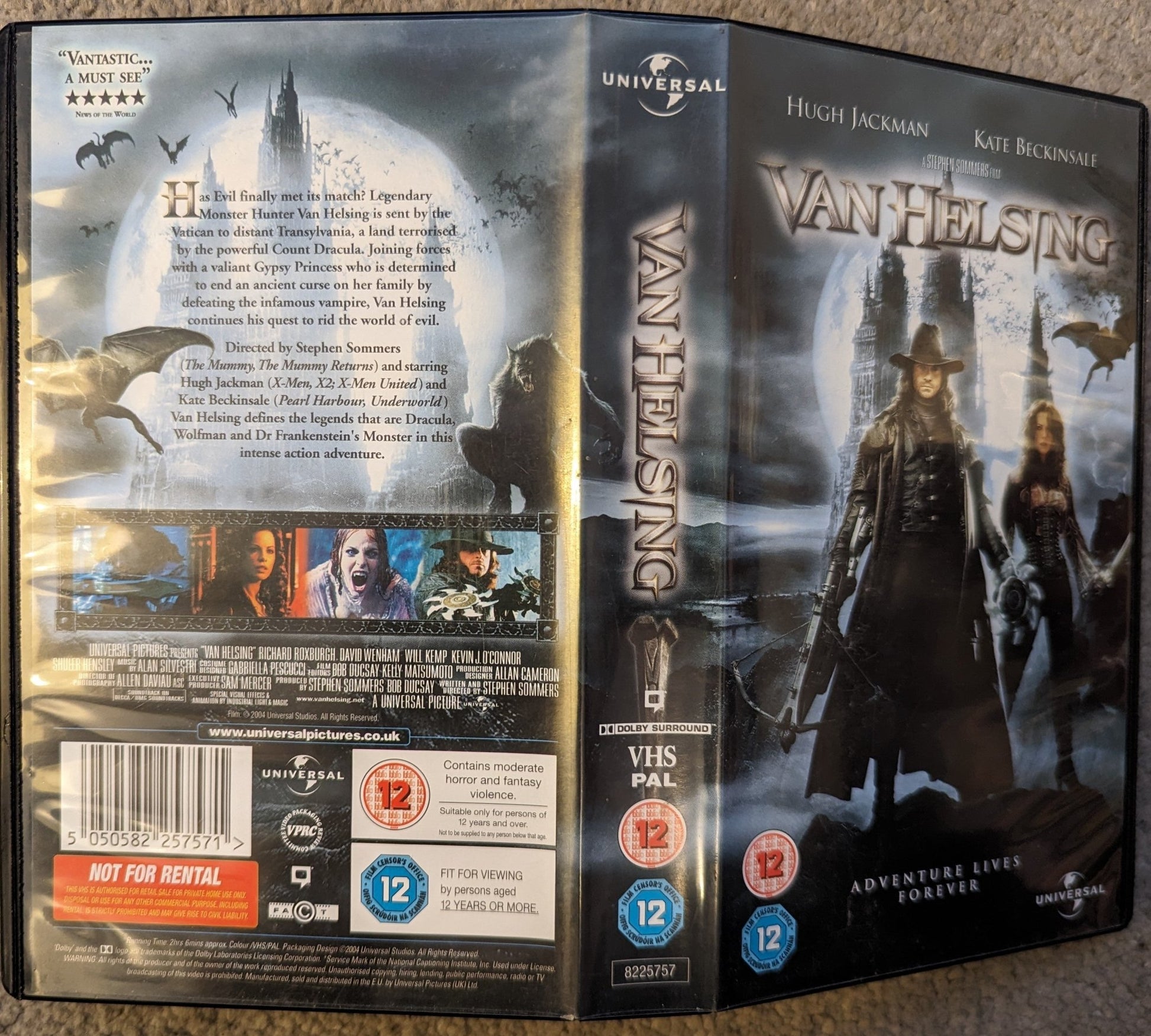 Van Helsing (2004) VHS Video - Flippin Retro Video Shop