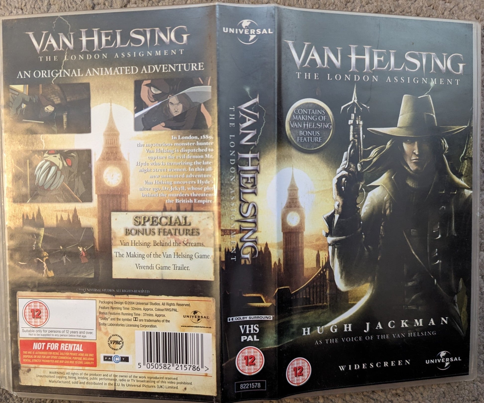 Van Helsing The London Assignment (2004) VHS Video - Flippin Retro Video Shop