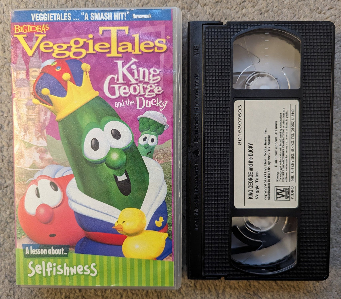 Veggie Tales King George and the Ducky VHS Video - Flippin Retro Video Shop