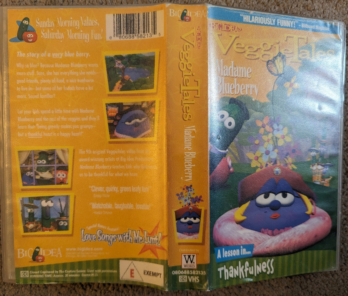 Veggie Tales Madame Blueberry VHS Video - Flippin Retro Video Shop