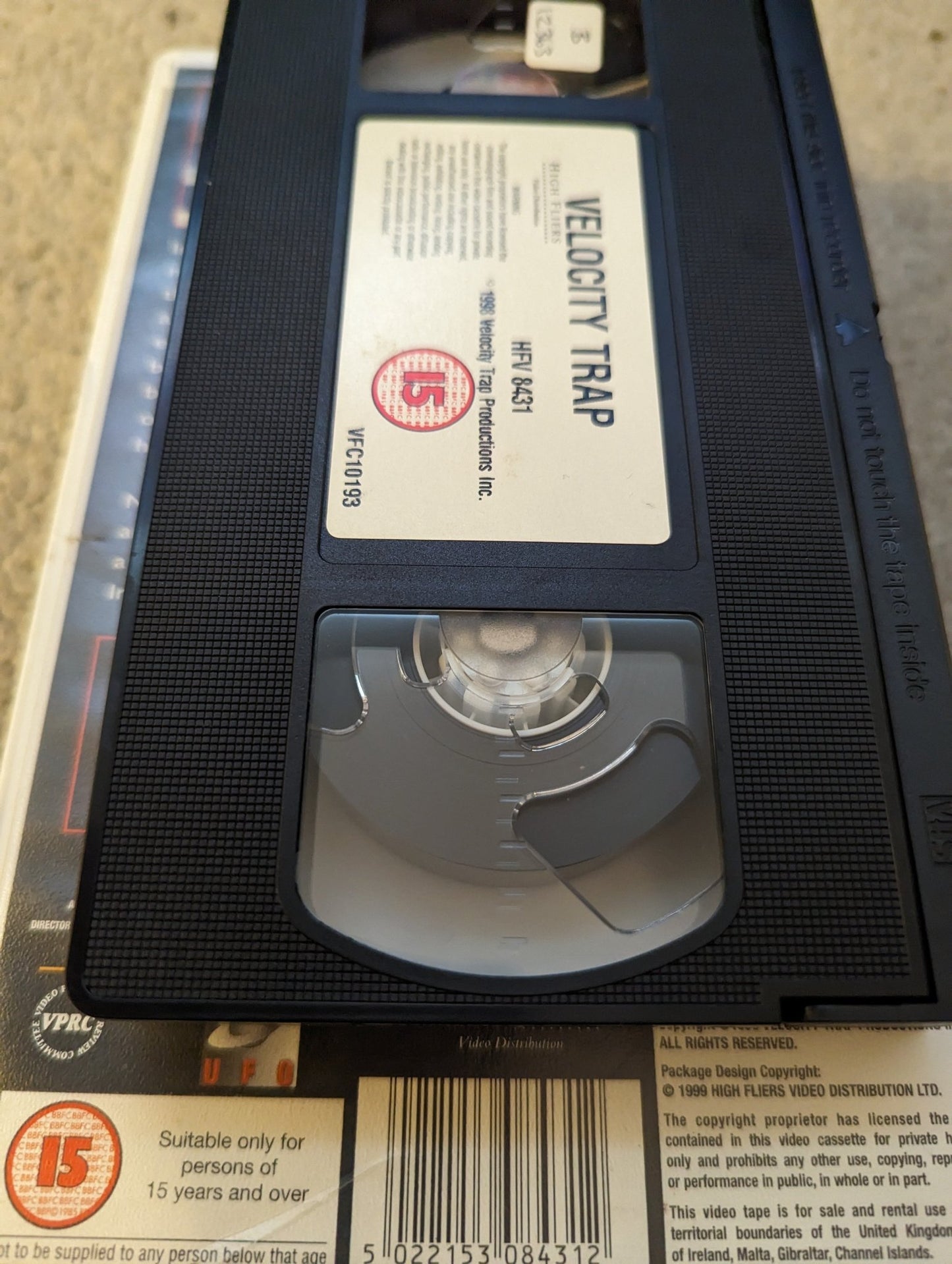 Velocity (1999) VHS Video Ex Rental - Flippin Retro Video Shop