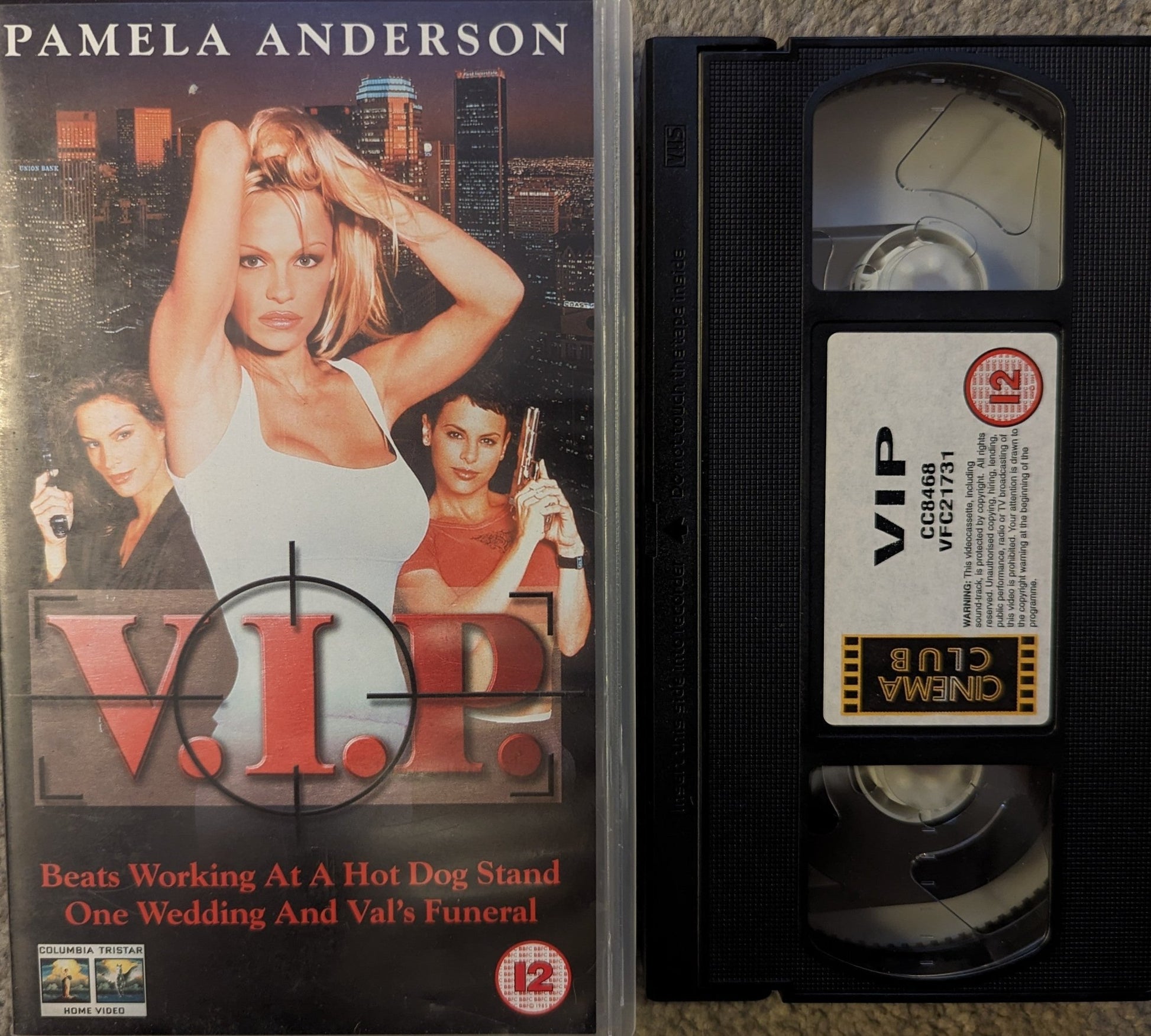 V.I.P VHS Video Pamela Anderson - Flippin Retro Video Shop