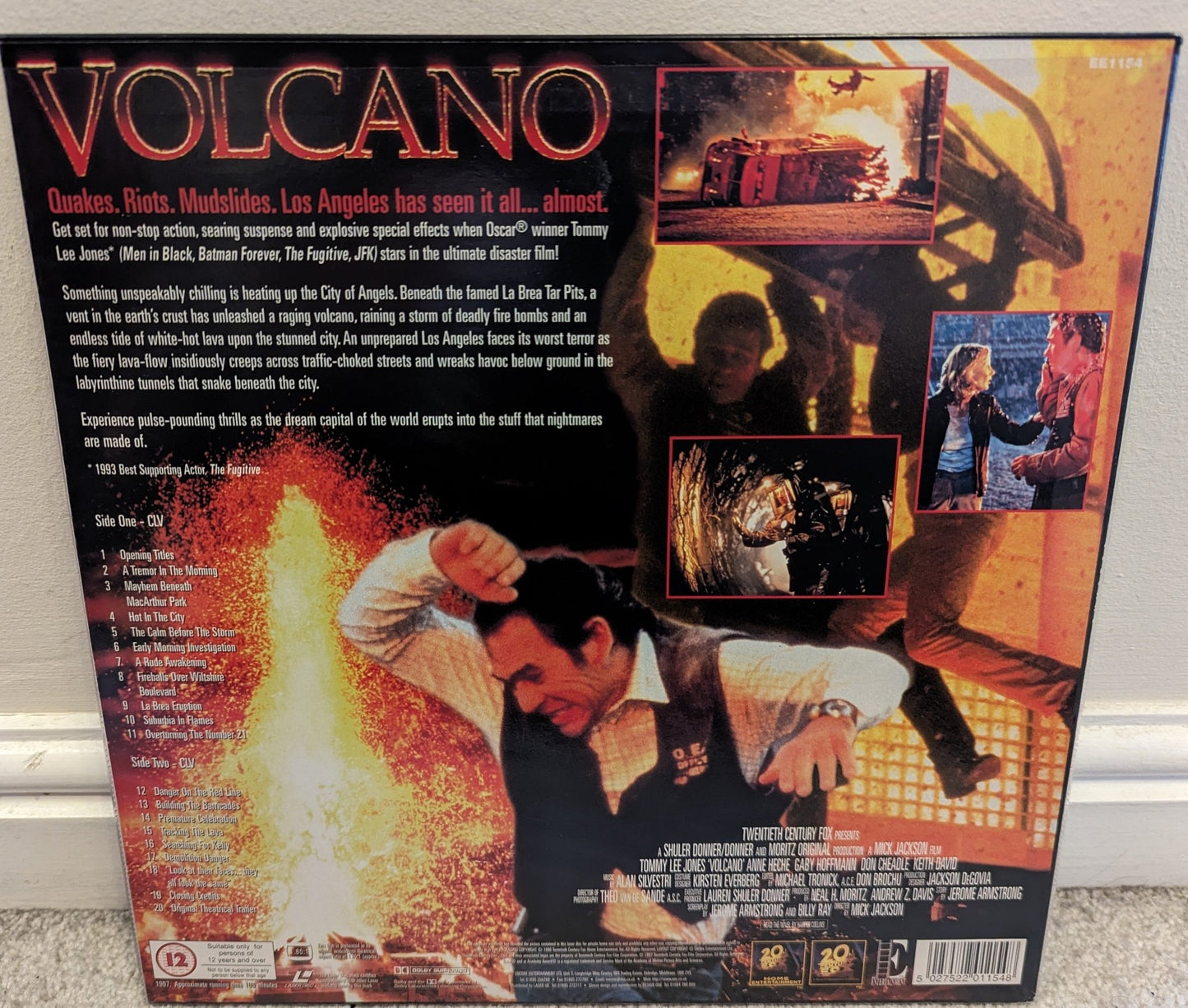 Volcano (1997) Laserdisc PAL - Flippin Retro Video Shop