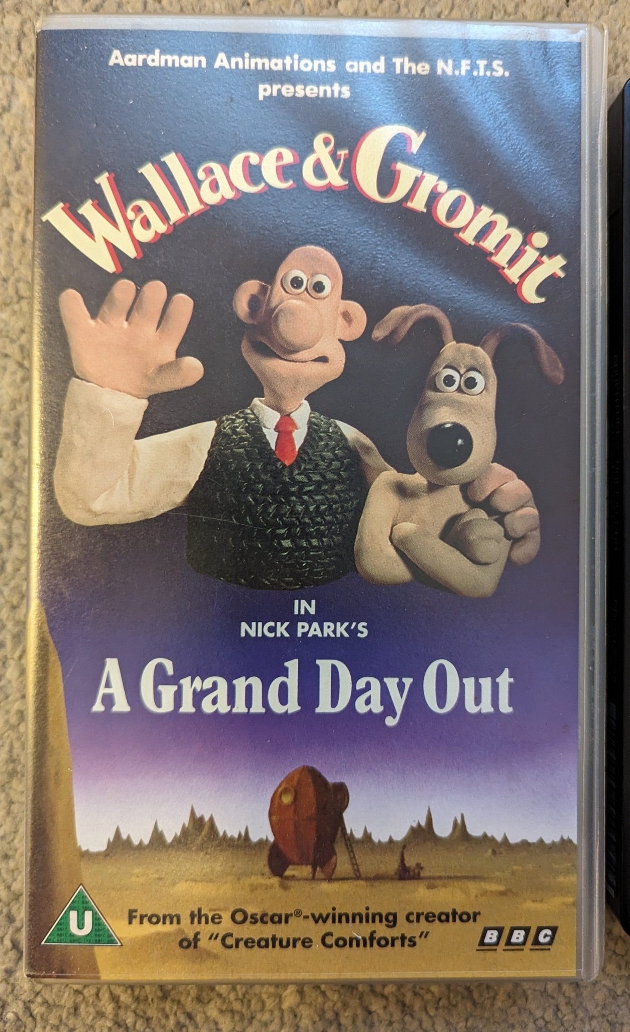 Wallace and Gromit A Grand Day Out (1993) VHS Video - Flippin Retro Video Shop