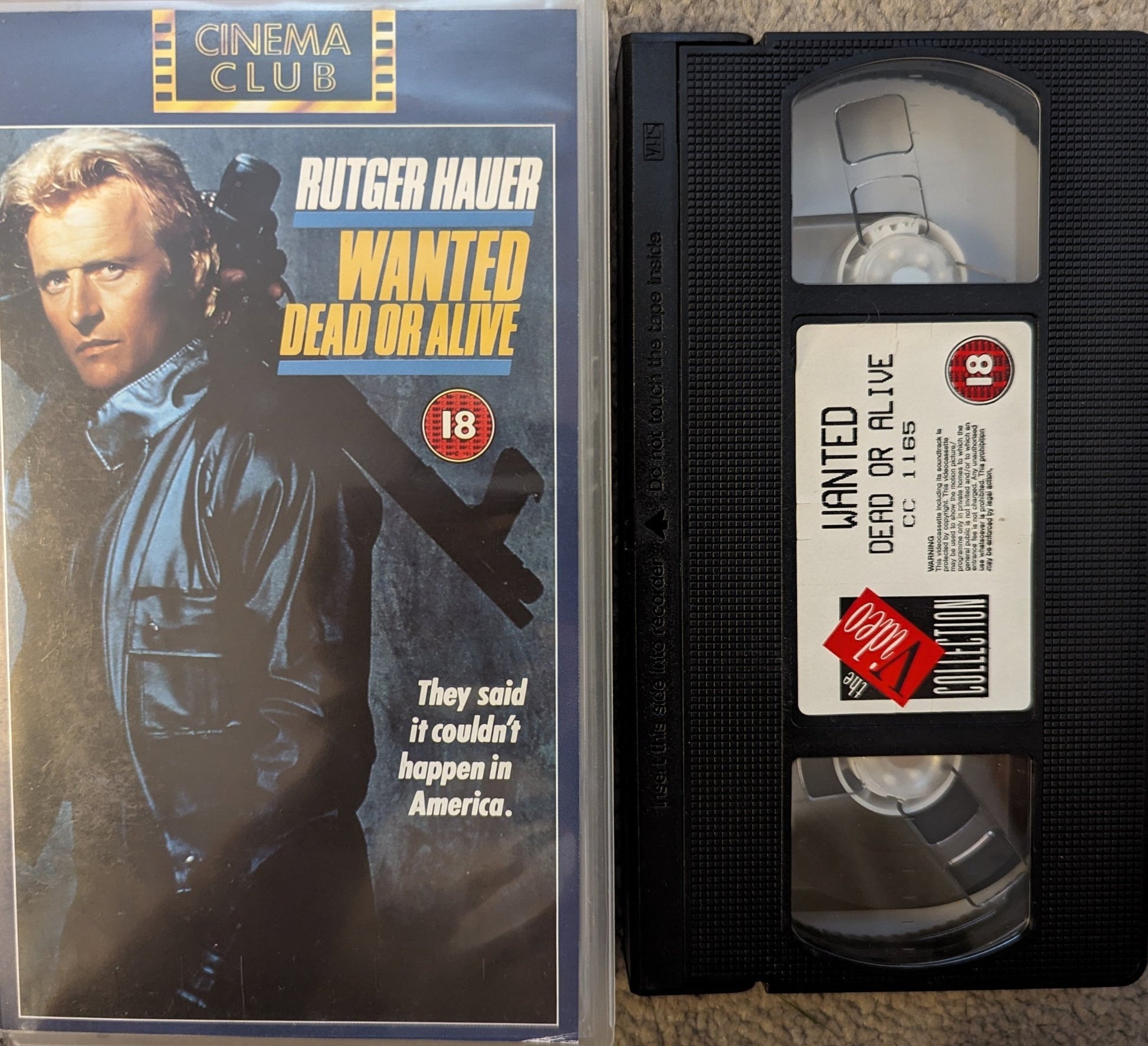 Wanted Dead Or Alive (1987) VHS Video - Flippin Retro Video Shop