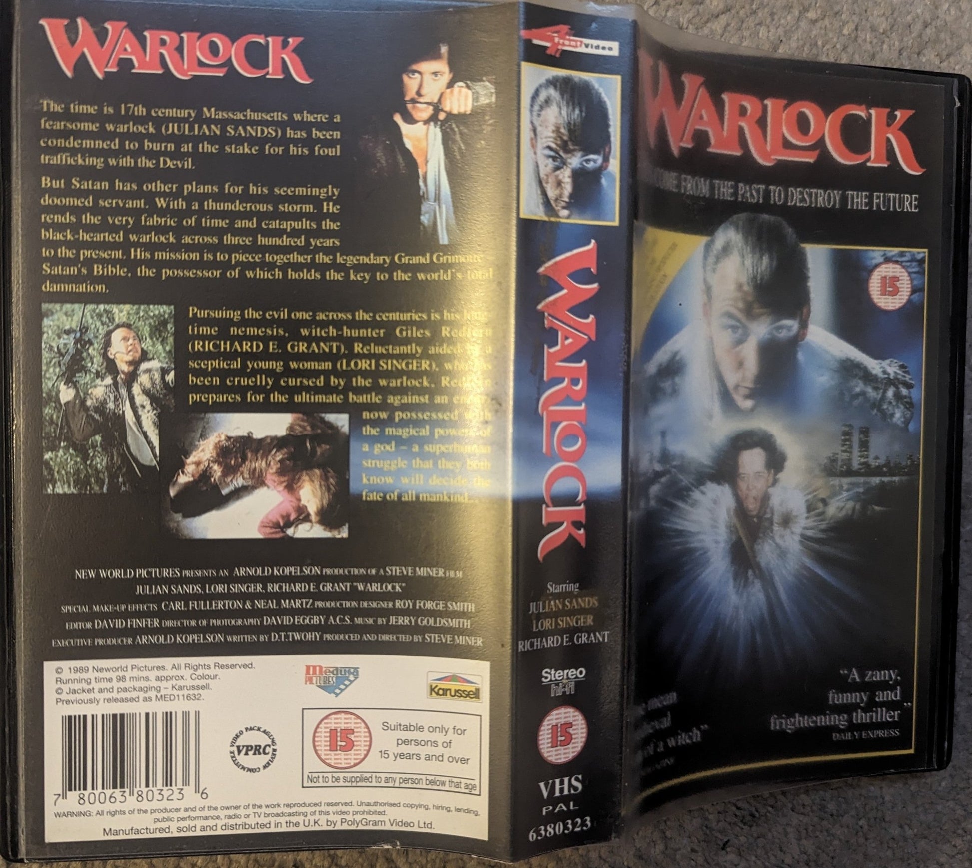 Warlock (1989) VHS Video - Flippin Retro Video Shop