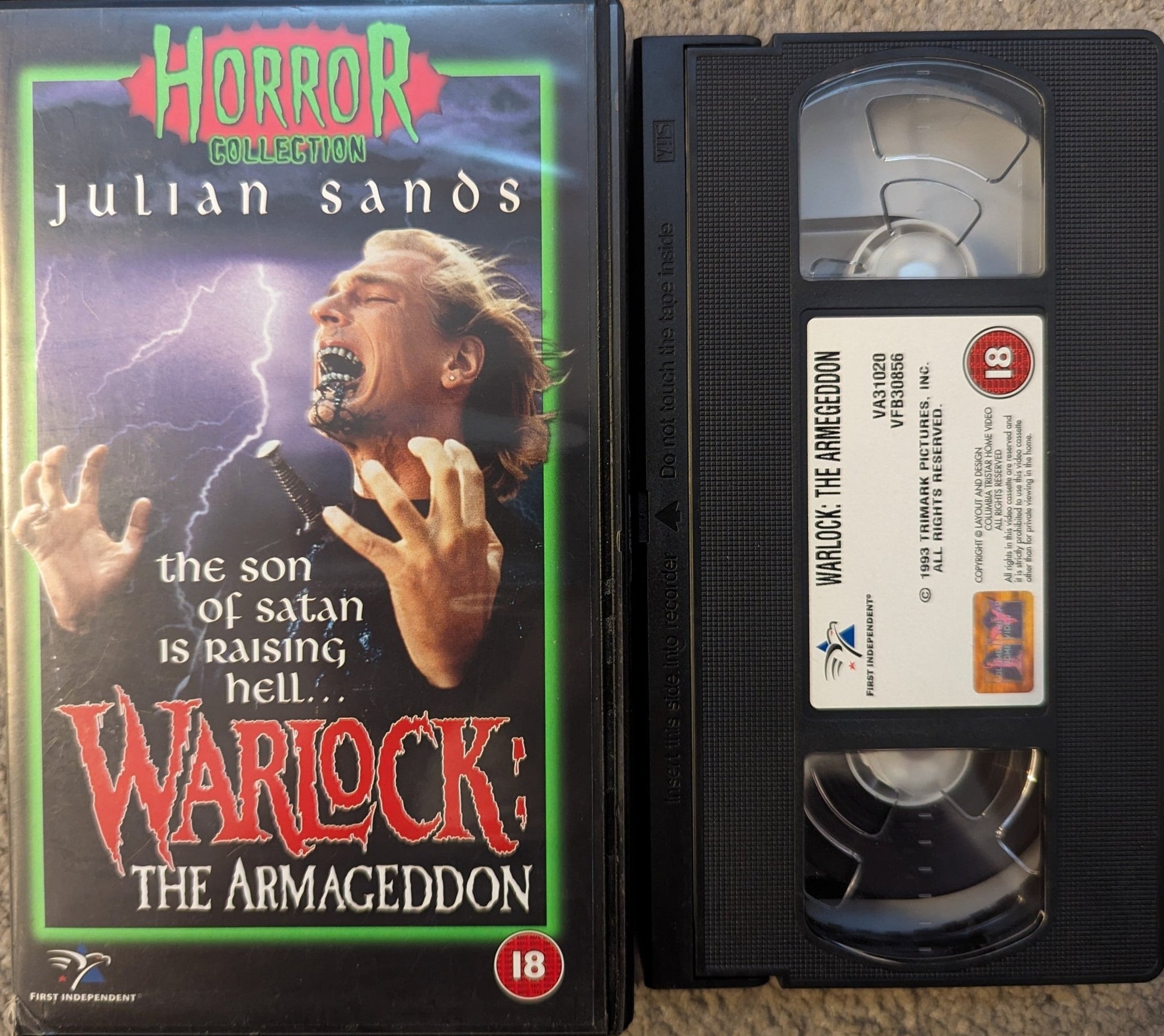 Warlock The Armageddon (1993) VHS Video - Flippin Retro Video Shop