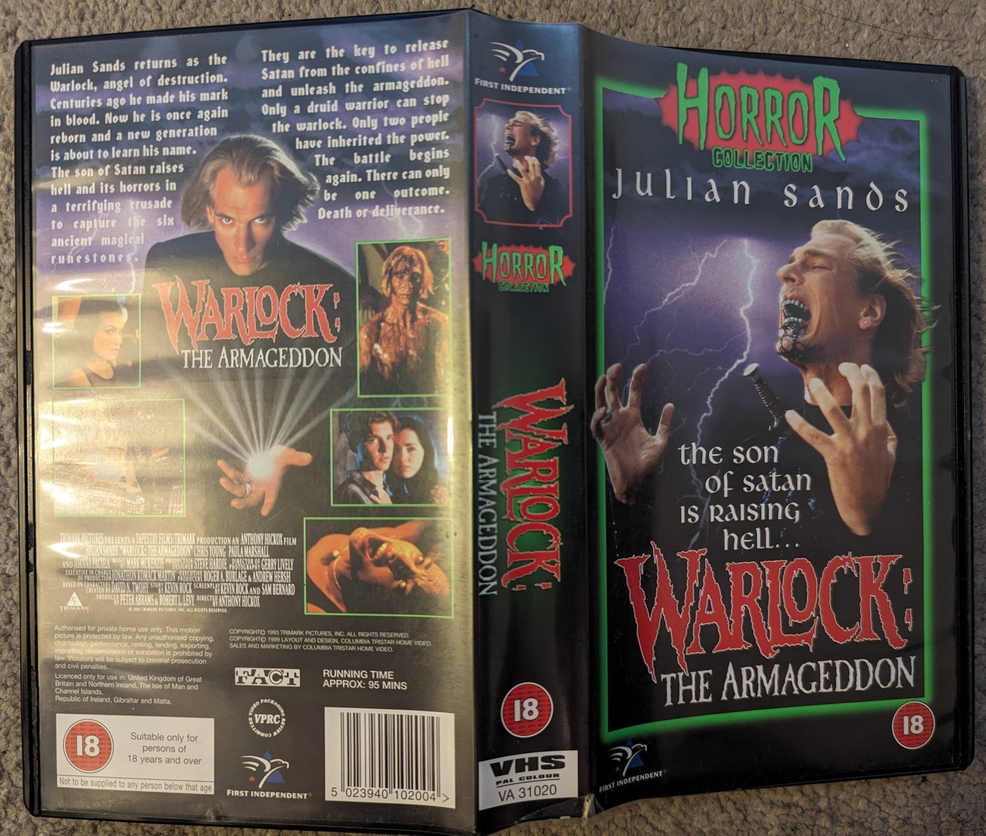 Warlock The Armageddon (1993) VHS Video - Flippin Retro Video Shop