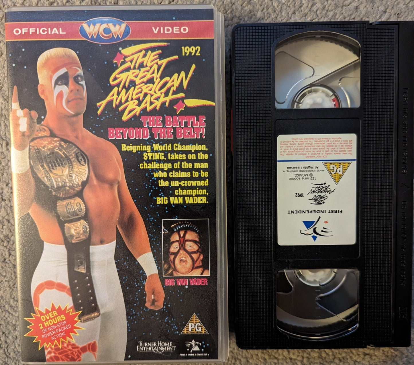 WCW The Great American Bash (1992) VHS Video - Flippin Retro Video Shop