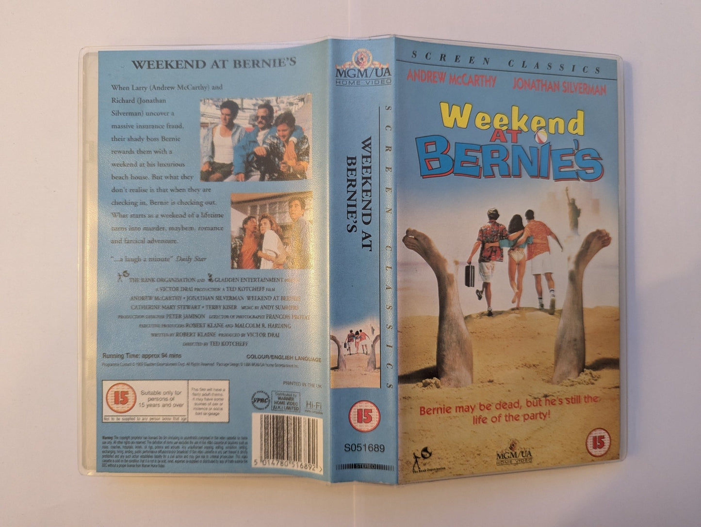 Weekend At Bernie's (1989) VHS Video - Flippin Retro Video Shop