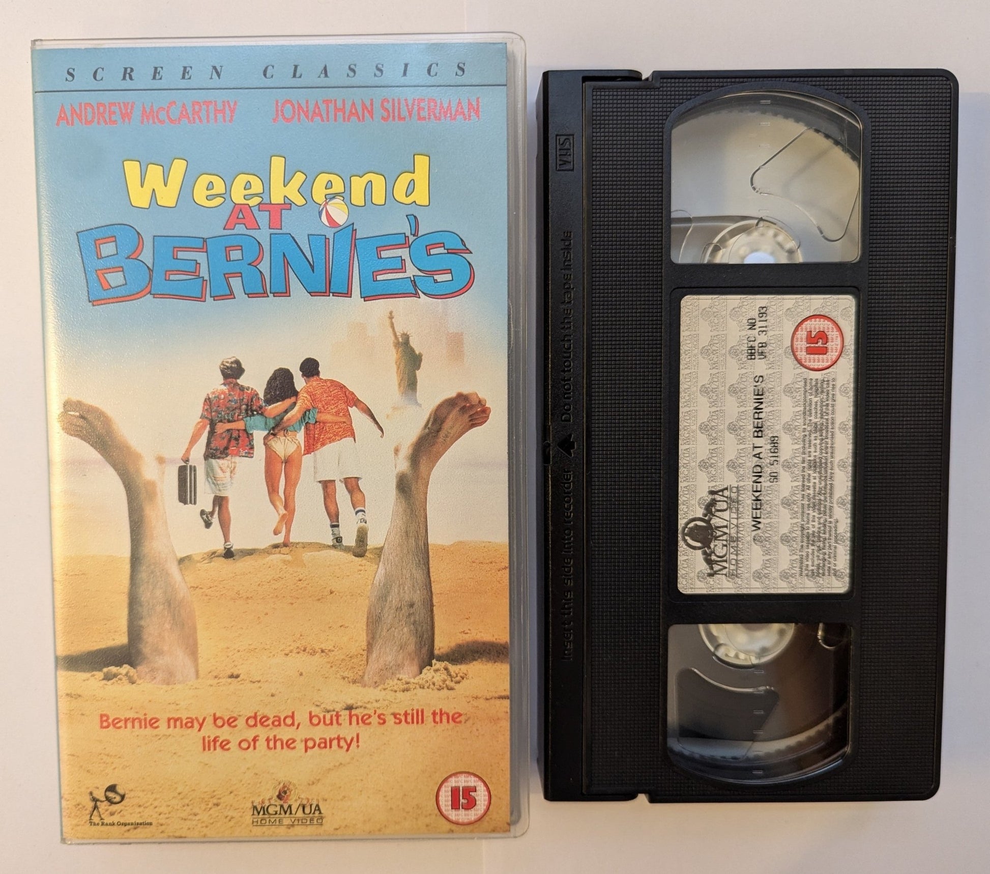 Weekend At Bernie's (1989) VHS Video - Flippin Retro Video Shop