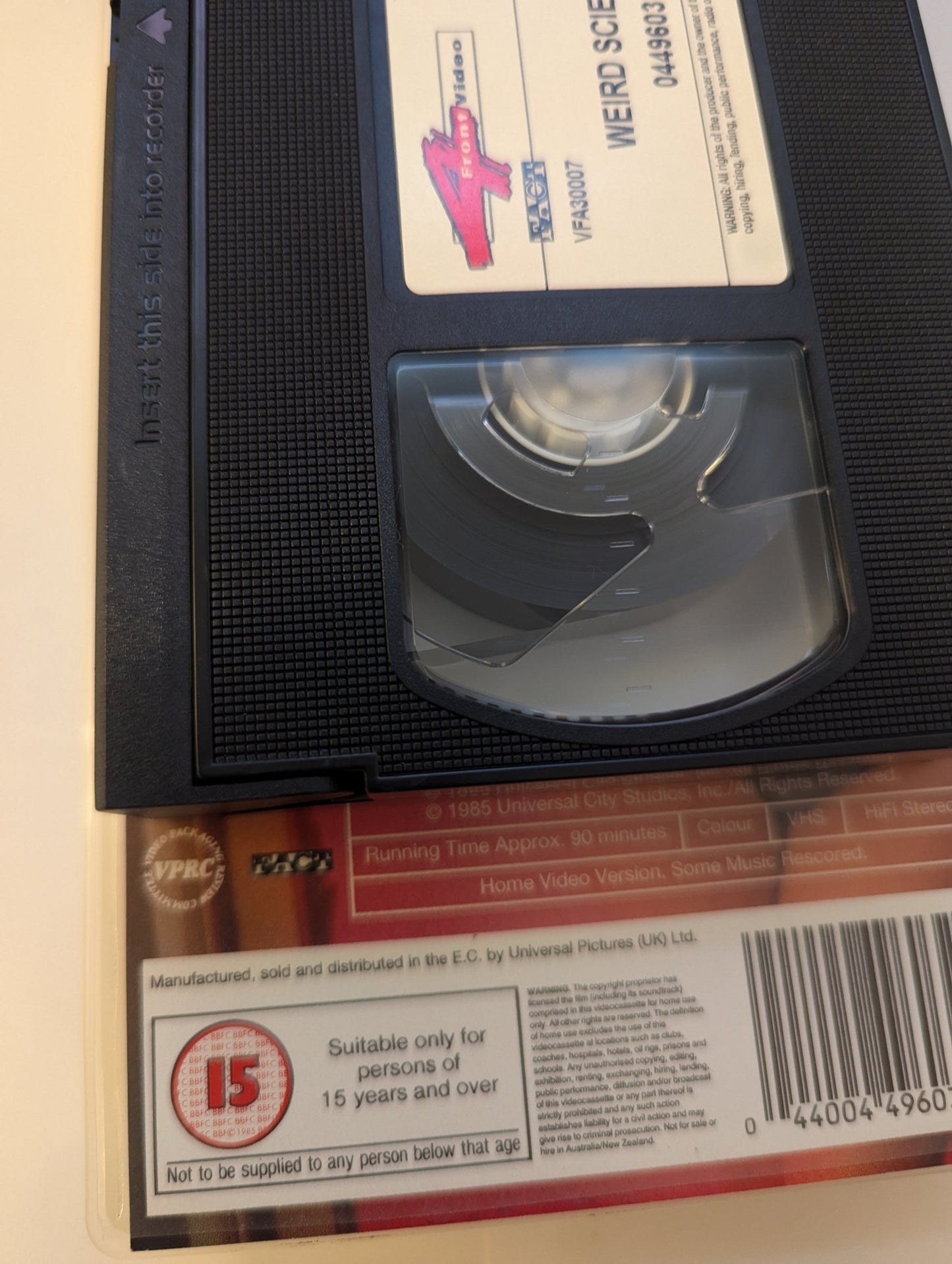 Weird Science (1985) VHS Video - Flippin Retro Video Shop