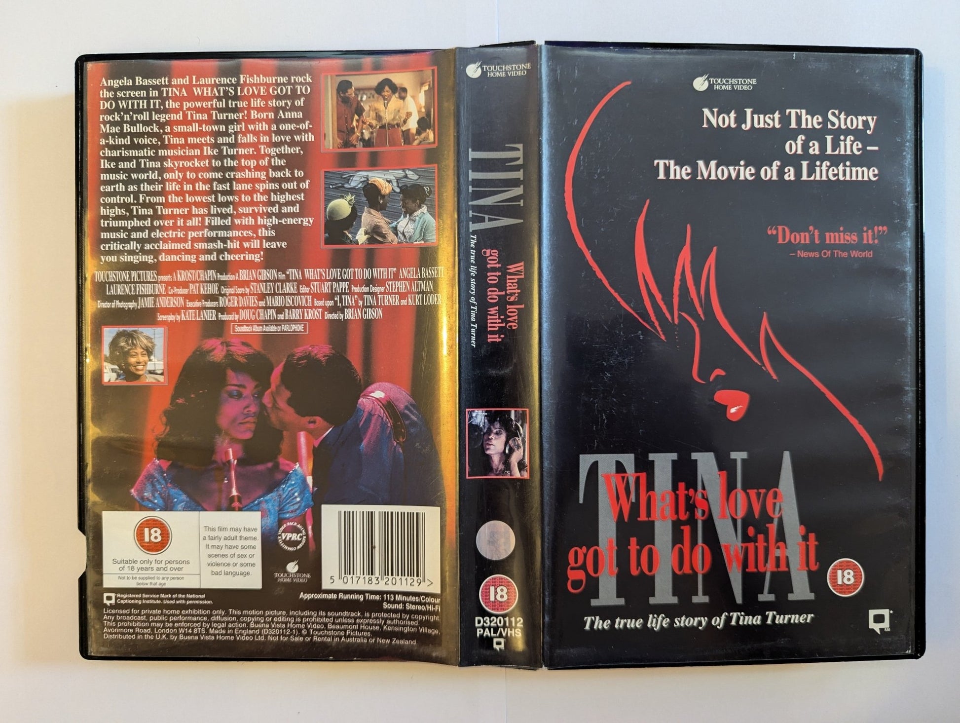 What's Love Got To Do With It (1993) VHS Video Ex Rental - Flippin Retro Video Shop