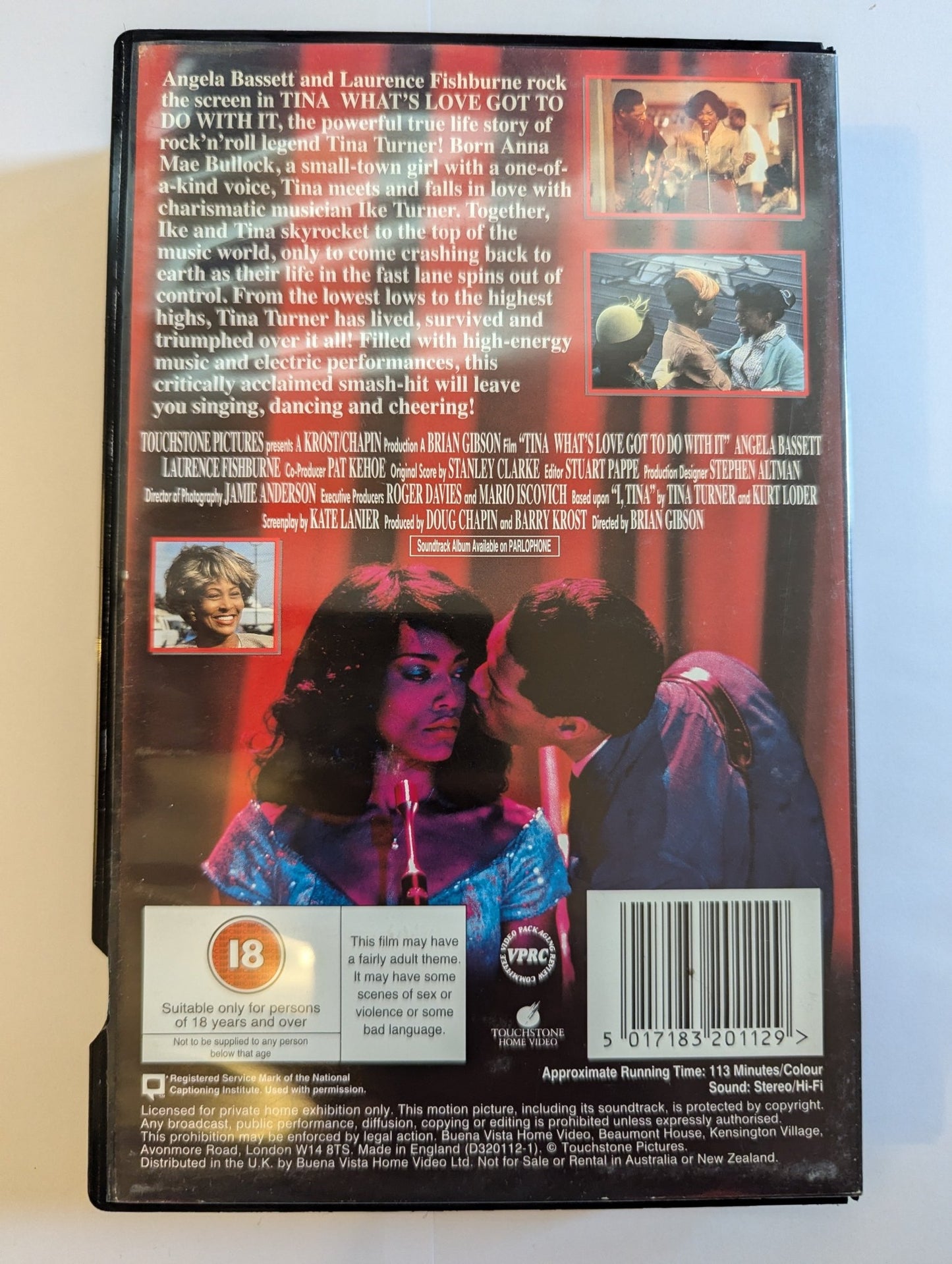 What's Love Got To Do With It (1993) VHS Video Ex Rental - Flippin Retro Video Shop