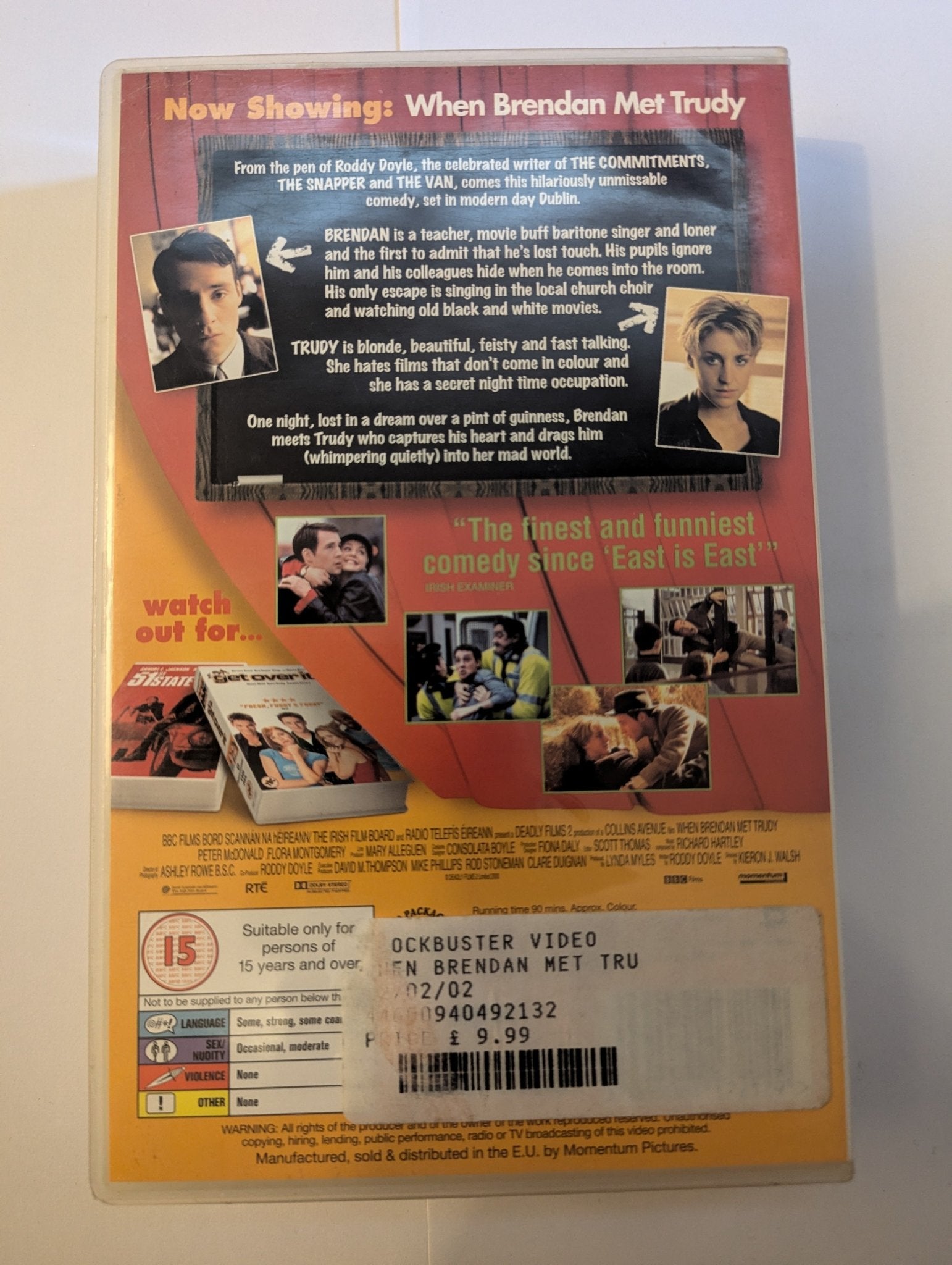 When Brendan Met Trudy (2000) VHS Video Ex Rental - Flippin Retro