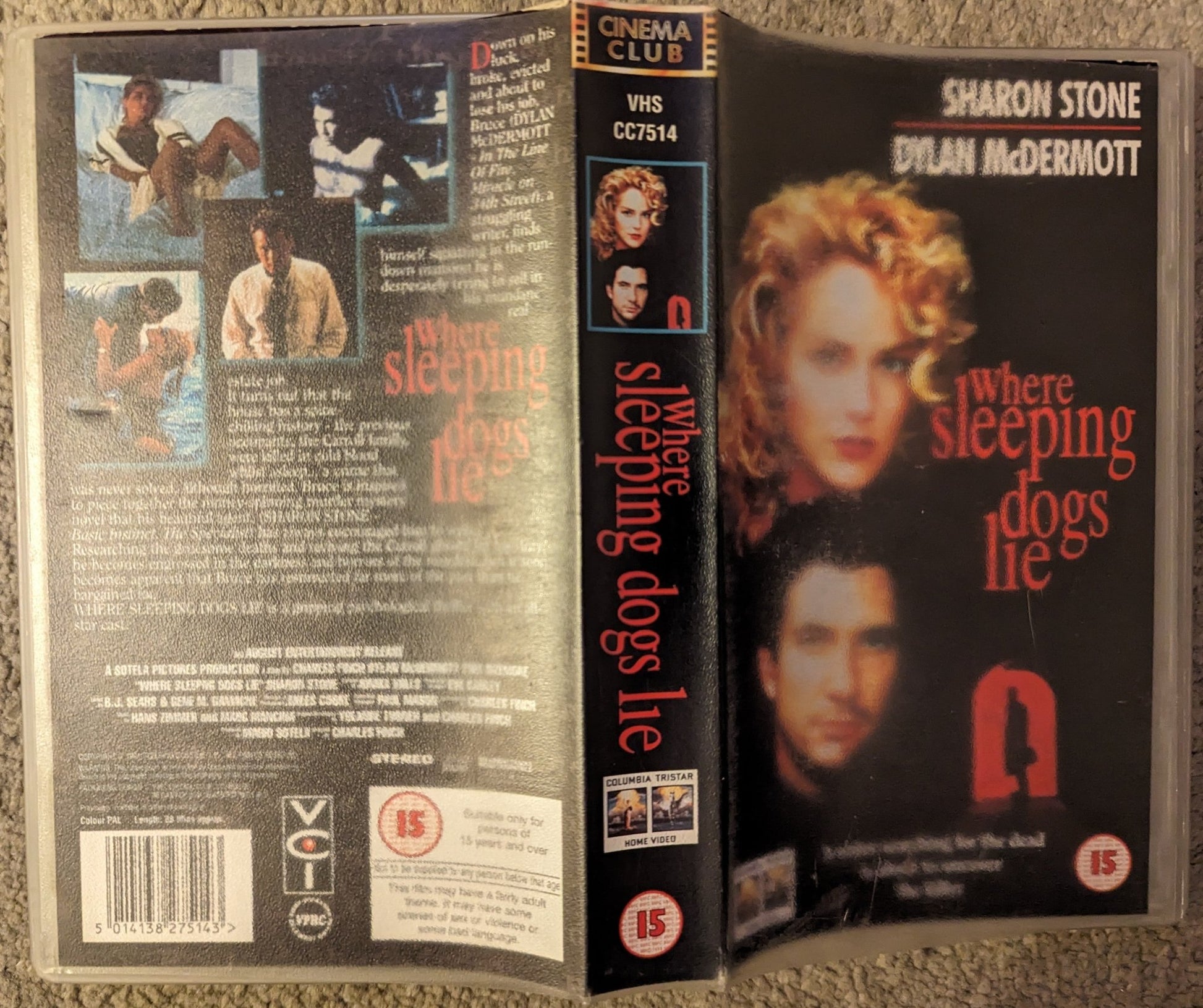 Where Sleeping Dogs Lie (1991) VHS Video - Flippin Retro Video Shop