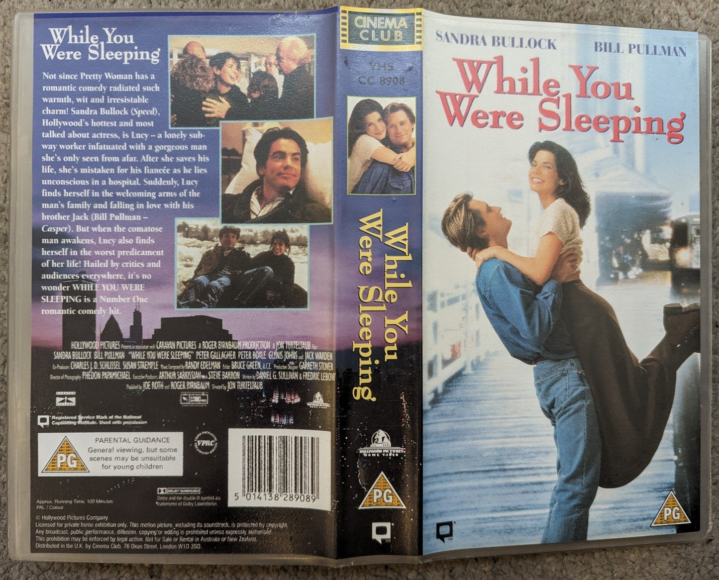 While You Were Sleeping (1995) VHS Video - Flippin Retro Video Shop