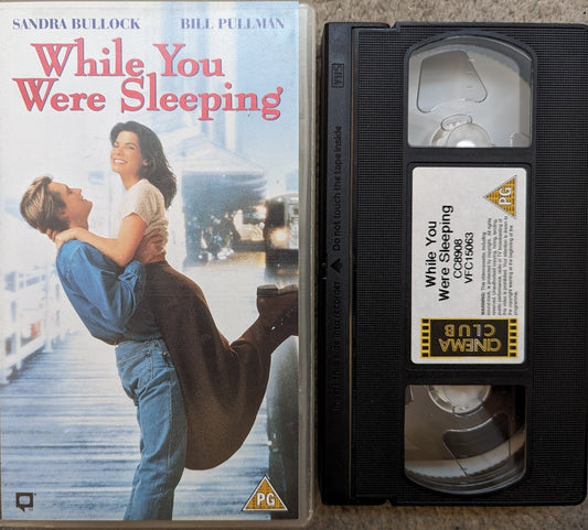 While You Were Sleeping (1995) VHS Video - Flippin Retro Video Shop