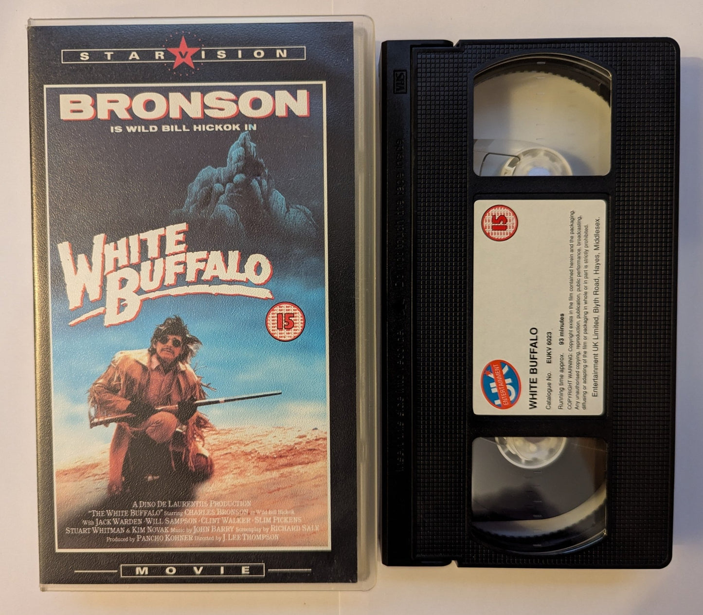 White Buffalo (1977) VHS Video - Flippin Retro