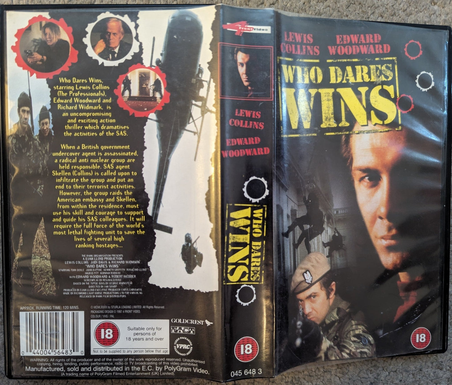 Who Dares Wins (1982) VHS Video - Flippin Retro Video Shop