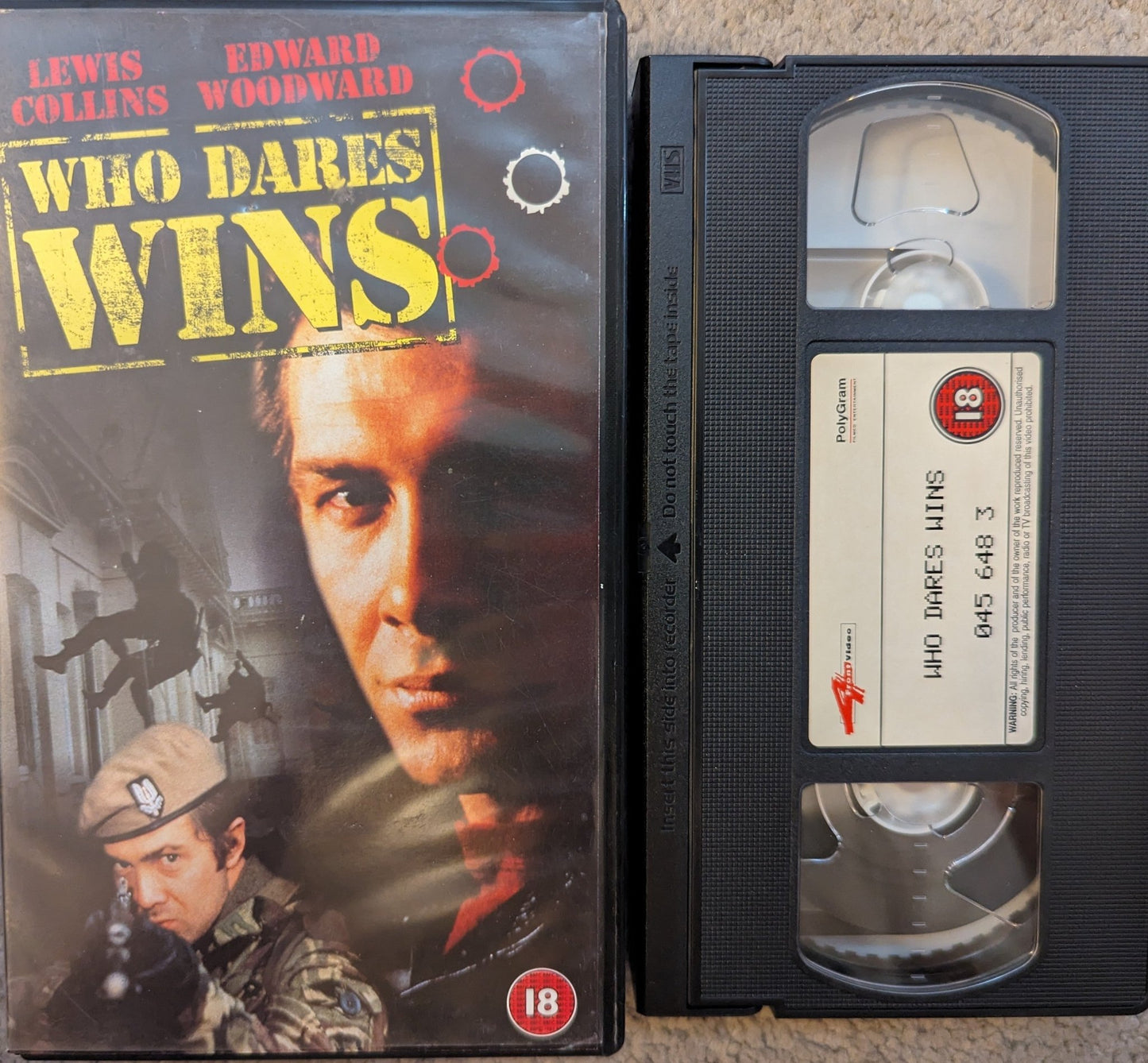 Who Dares Wins (1982) VHS Video - Flippin Retro Video Shop