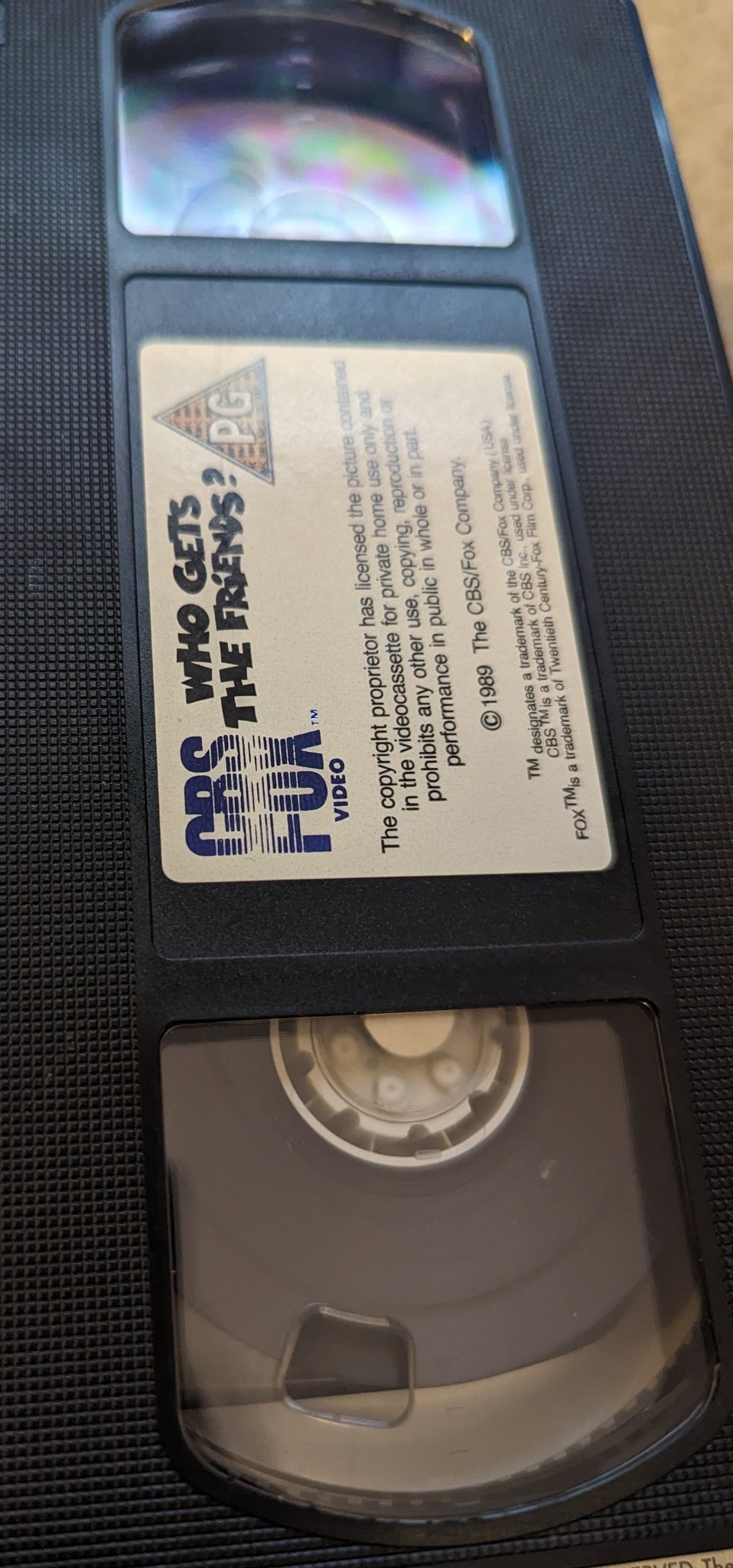 Who Gets The Friends? (1988) VHS Video Ex Rental - Flippin Retro Video Shop