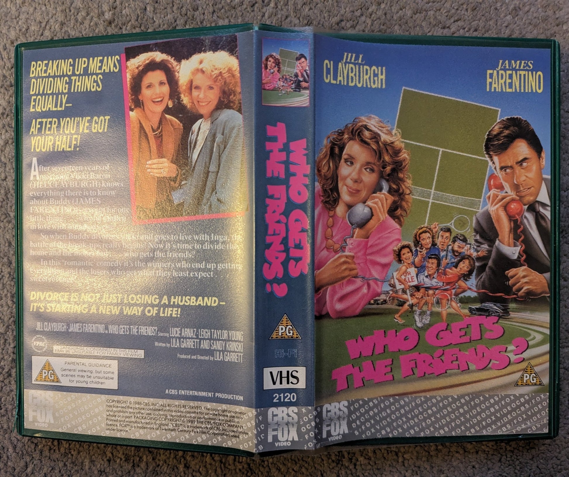 Who Gets The Friends? (1988) VHS Video Ex Rental - Flippin Retro Video Shop