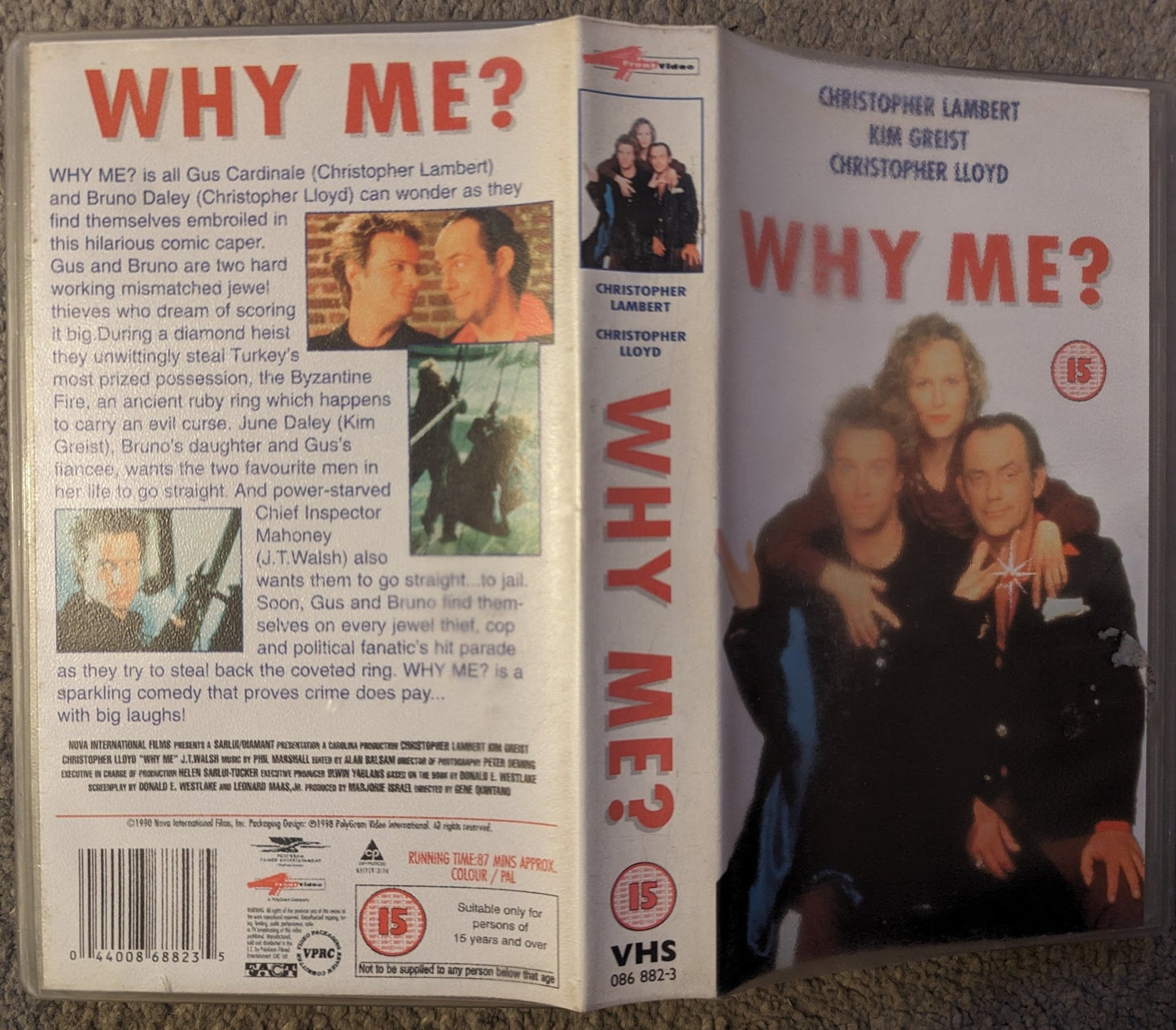 Why Me? (1990) VHS Video - Flippin Retro Video Shop