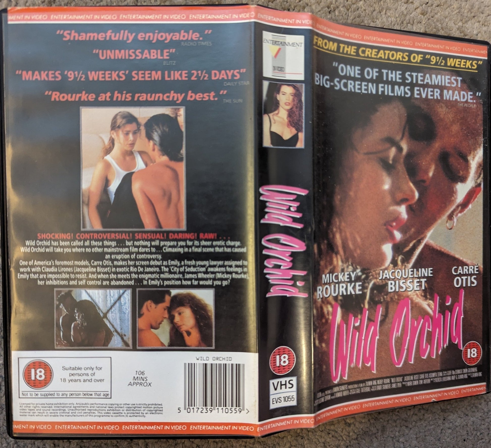 Wild Orchid (1989) VHS Video - Flippin Retro Video Shop