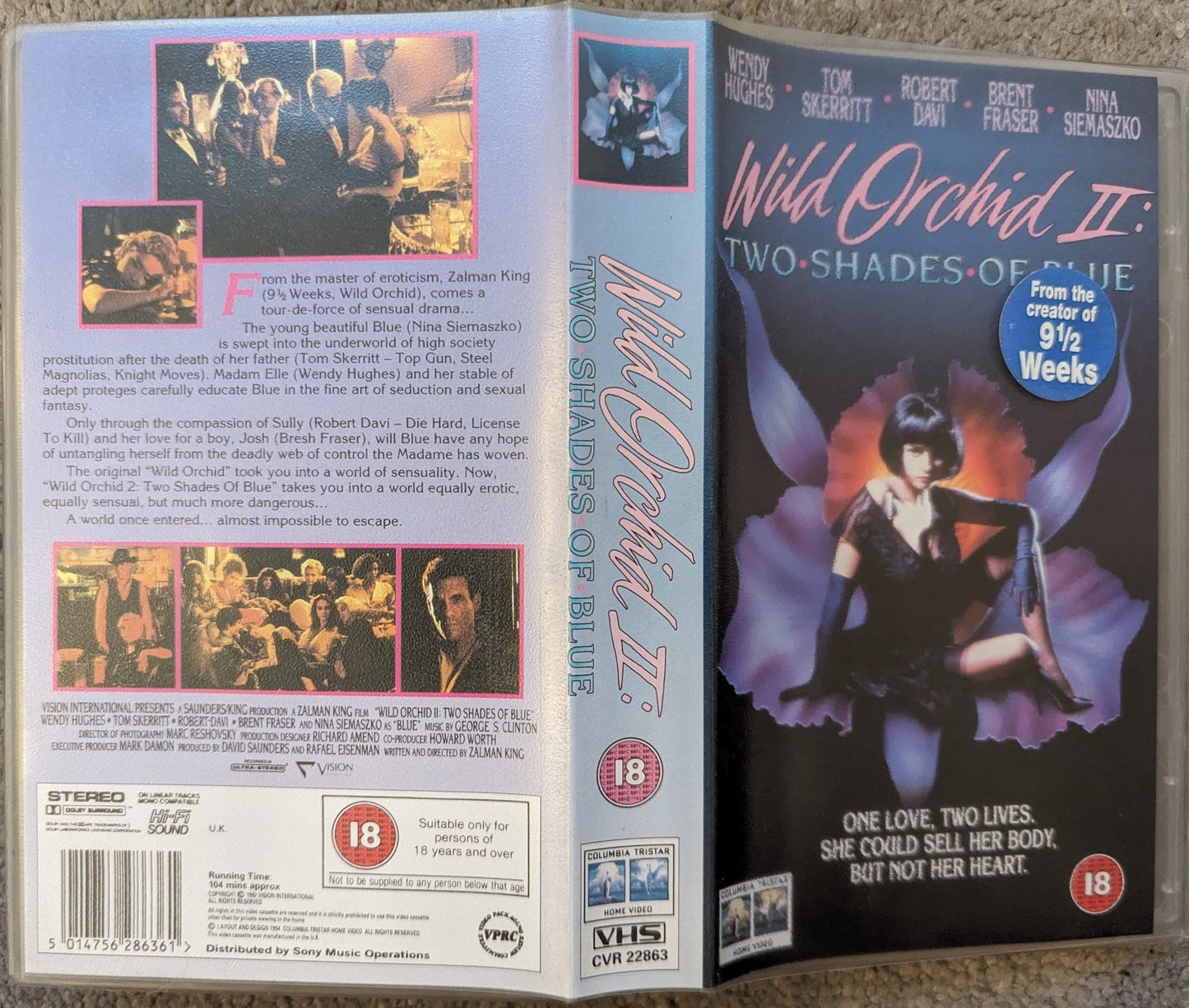 Wild Orchid 2 (1991) VHS Video - Flippin Retro Video Shop