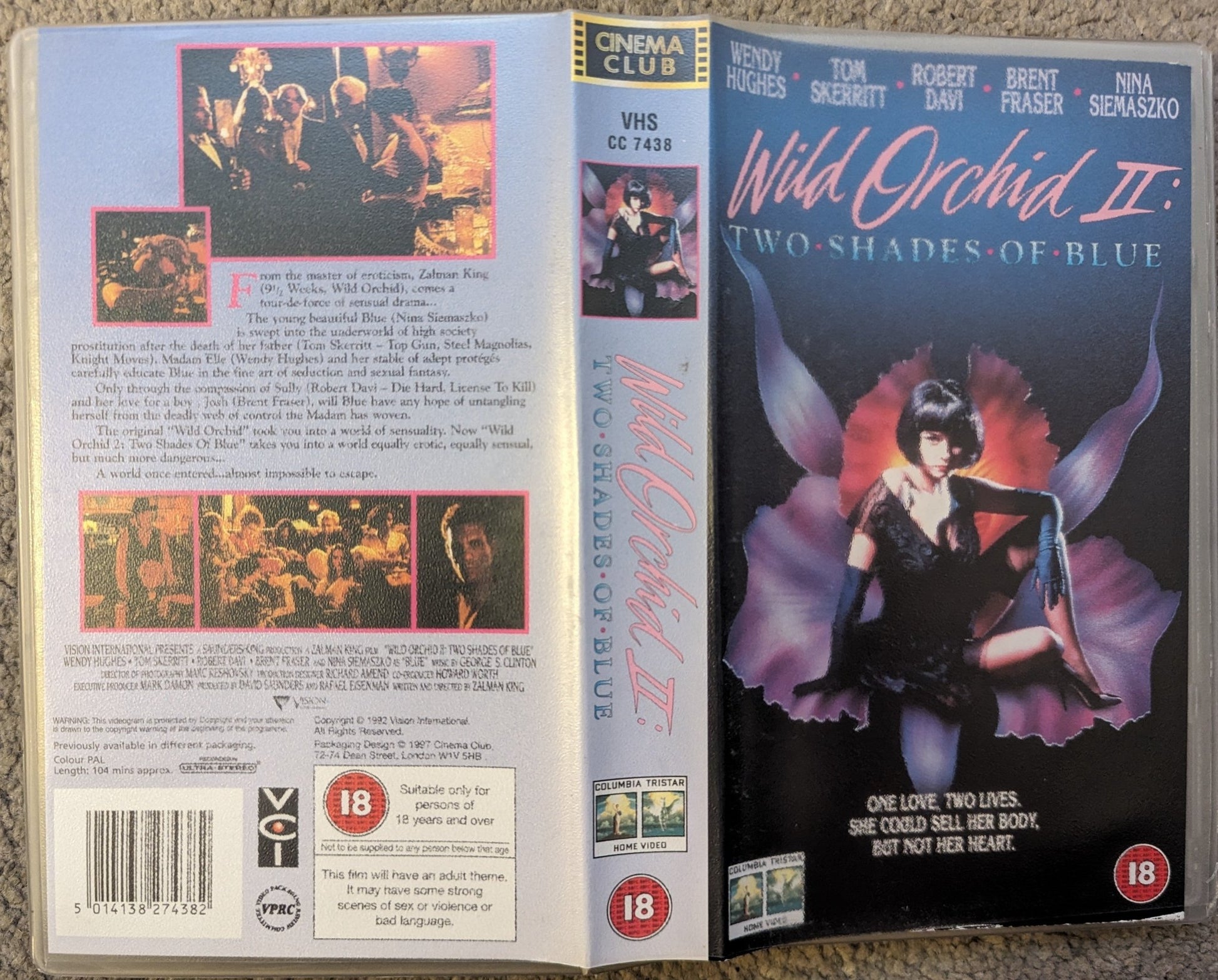 Wild Orchid 2 (1991) VHS Video Cinema Club - Flippin Retro Video Shop